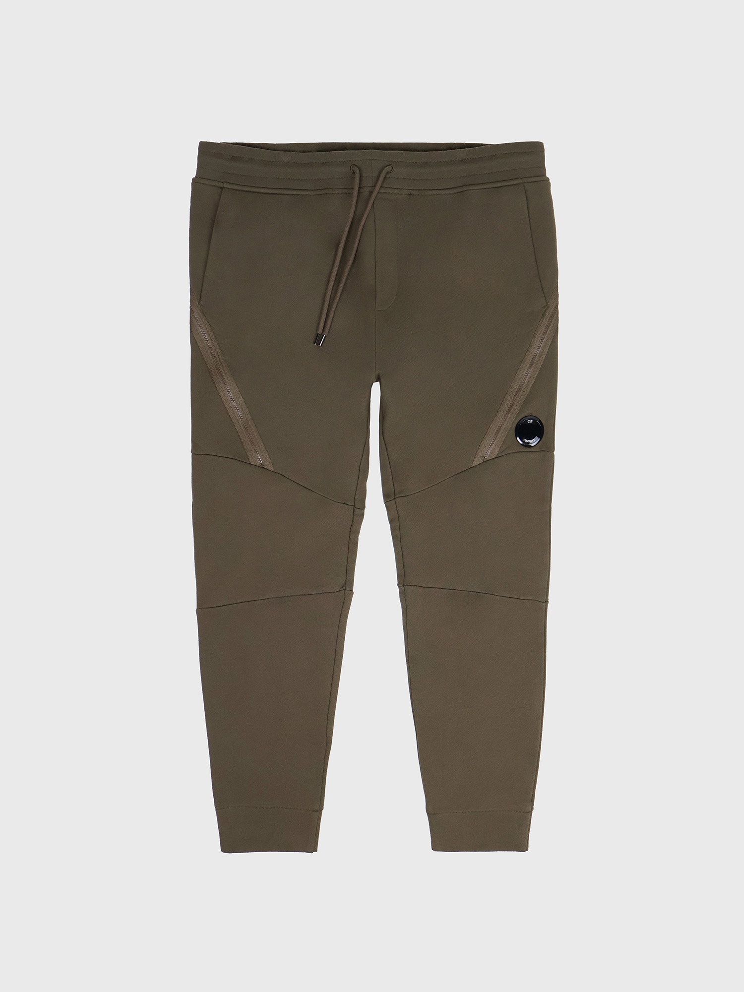 Брюки C.P. Company Diagonal Raised Fleece Zipped Ivy Green