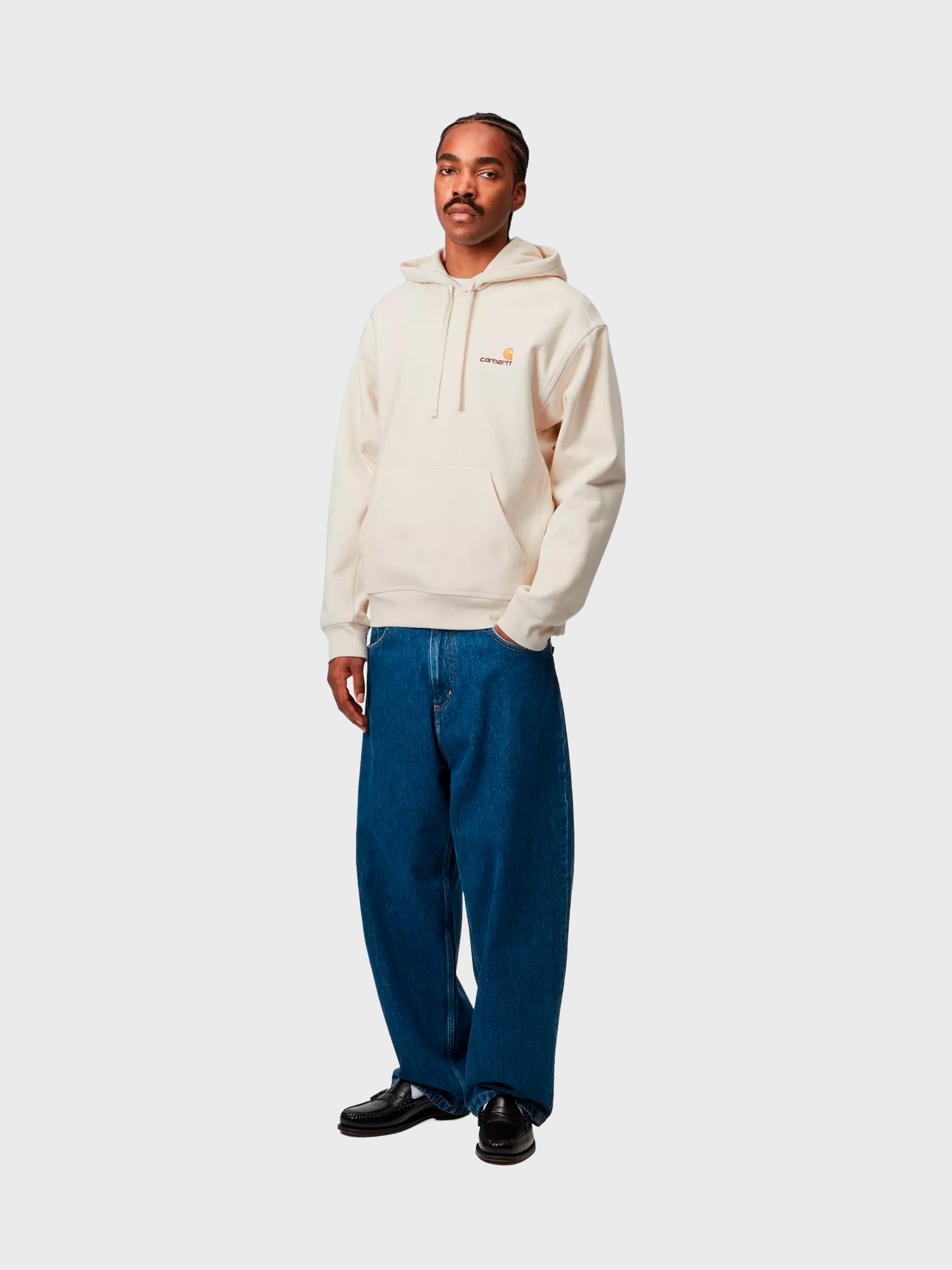 Худи Carhartt WIP American Script Natural