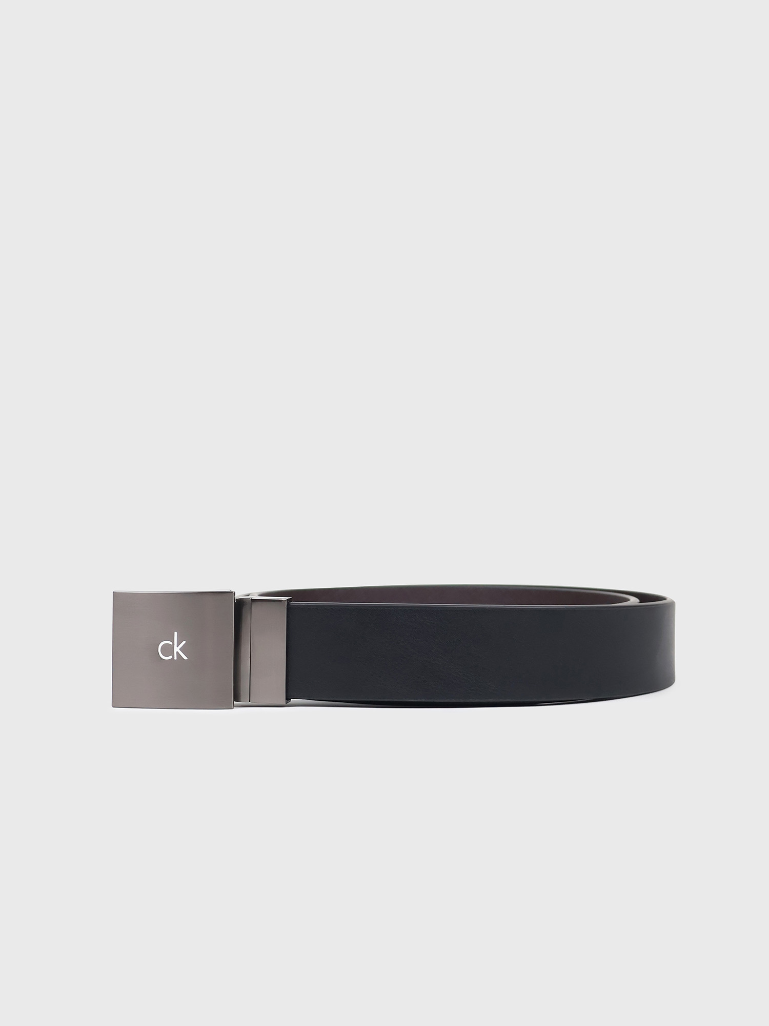 Ремень Calvin Klein Reversible Square Logo Plaque Belt Black/After Dark