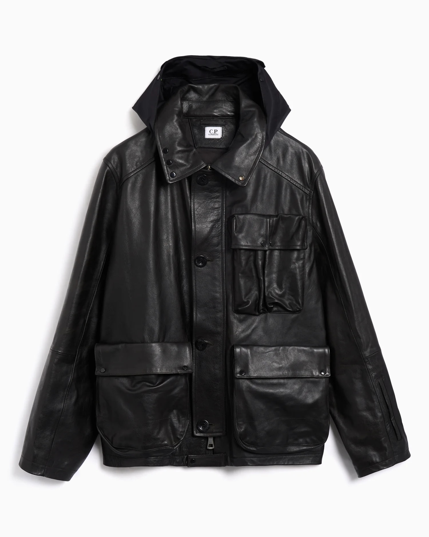 Куртка C.P. Company Leather Millie Black