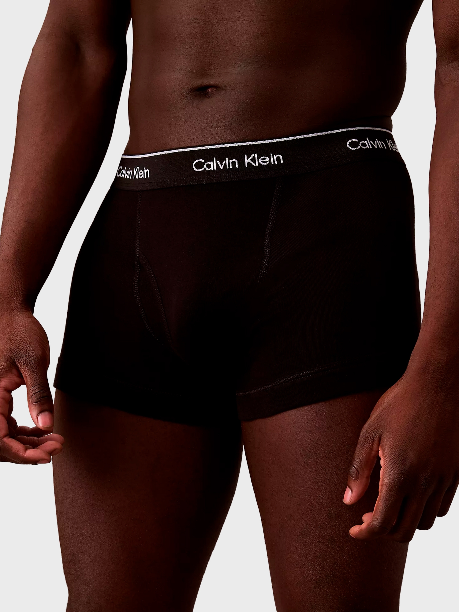 Мужские трусы Calvin Klein боксеры-транки Cotton Classics 5-Pack Multi Grey