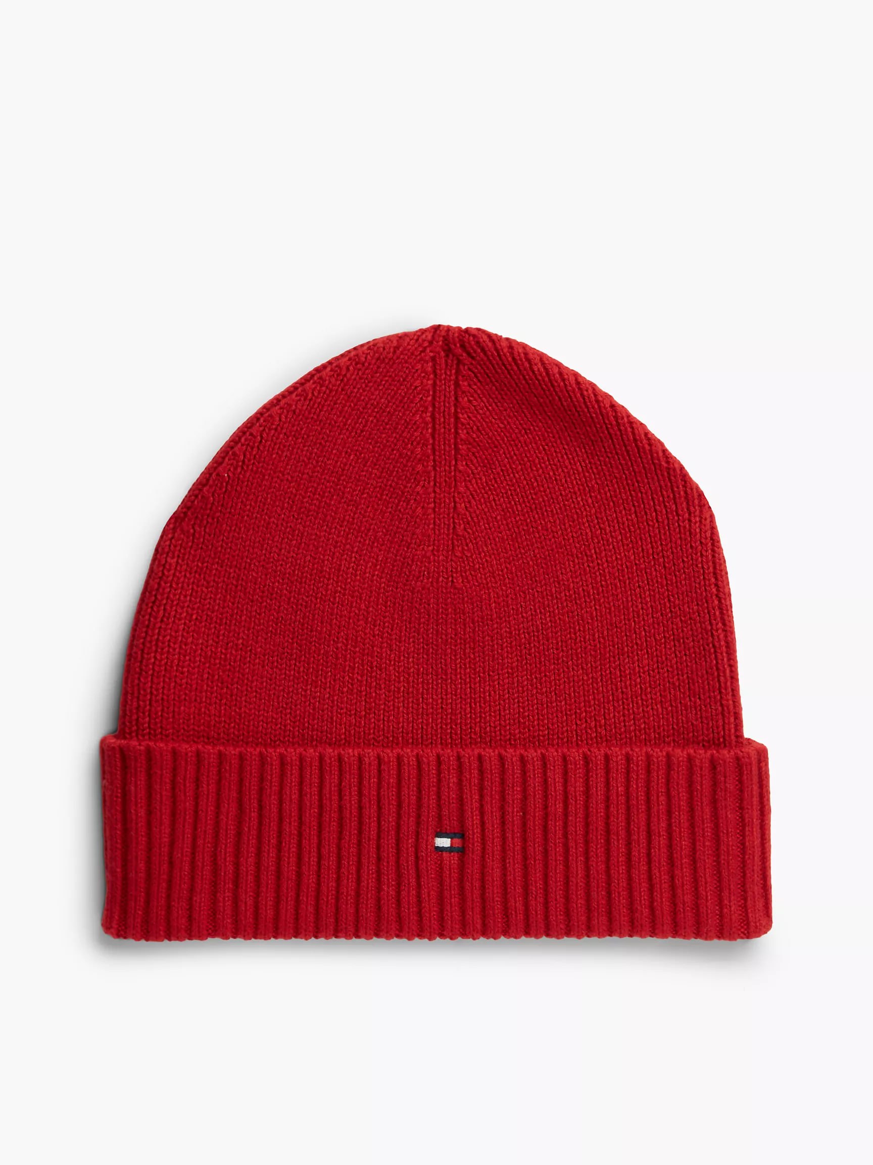Шапка Tommy Hilfiger Cotton-Cashmere Blend Medium Red