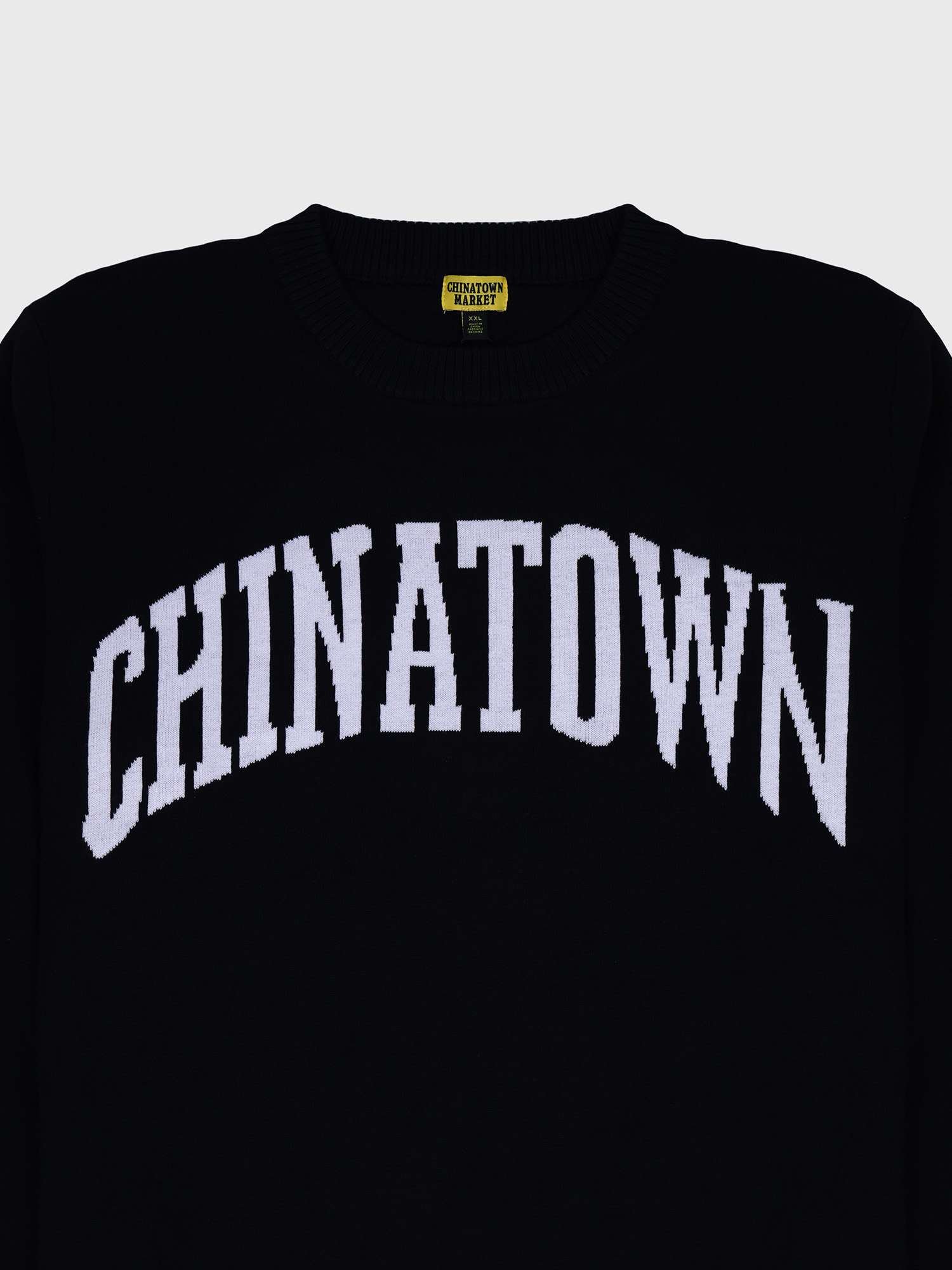Свитер ChinaTown Market Arch Logo Black