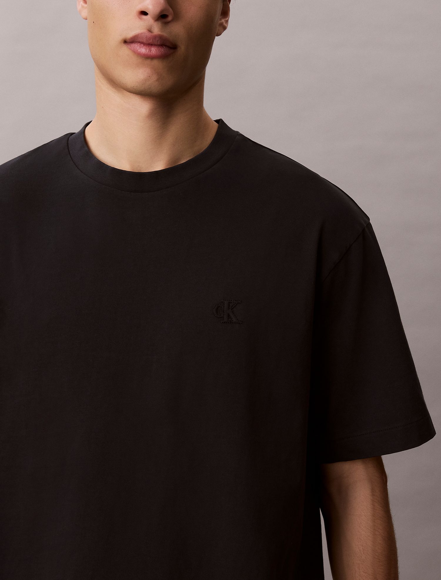 Футболка Calvin Klein Tonal Monogram Relaxed Black