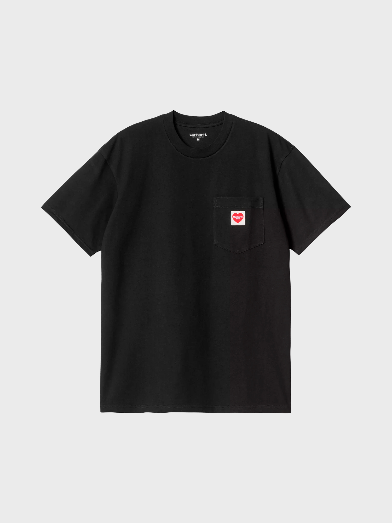 Футболка Carhartt WIP Pocket Heart Black / Red
