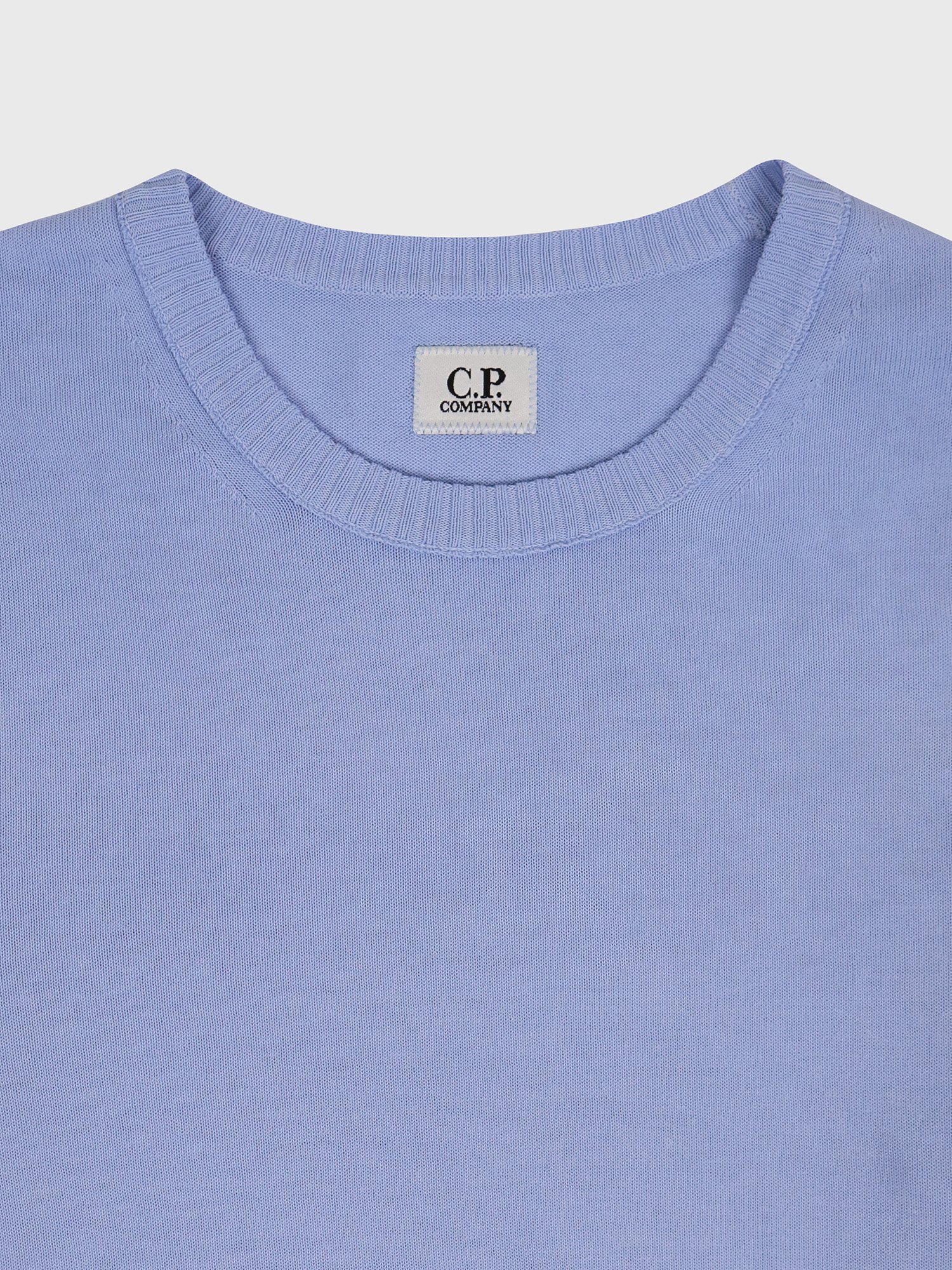 Свитер C.P. Company Cotton Crepe Lens Knit Lavander Ocean Blue