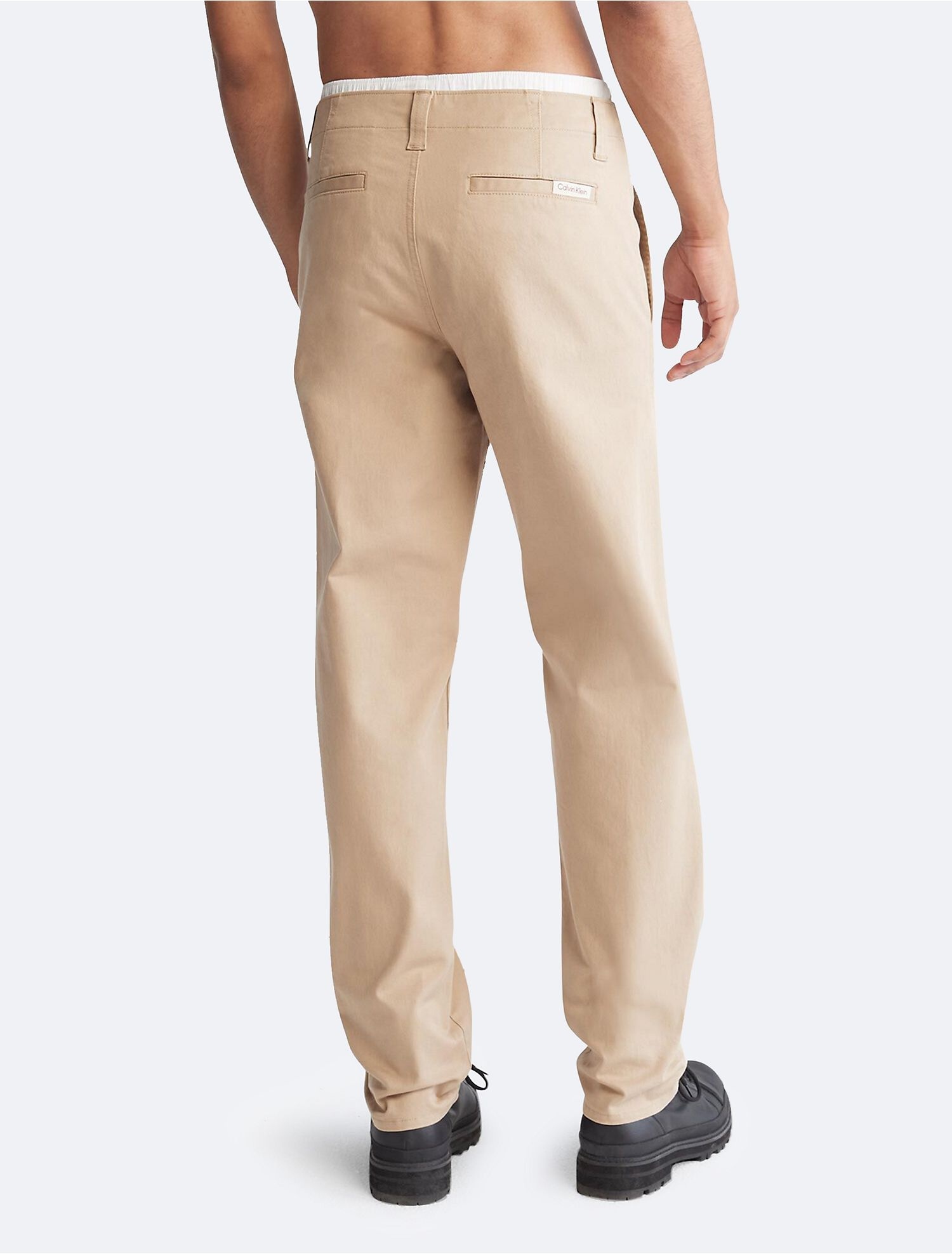 Брюки Calvin Klein Solid Utility Chinos Black Travertinee