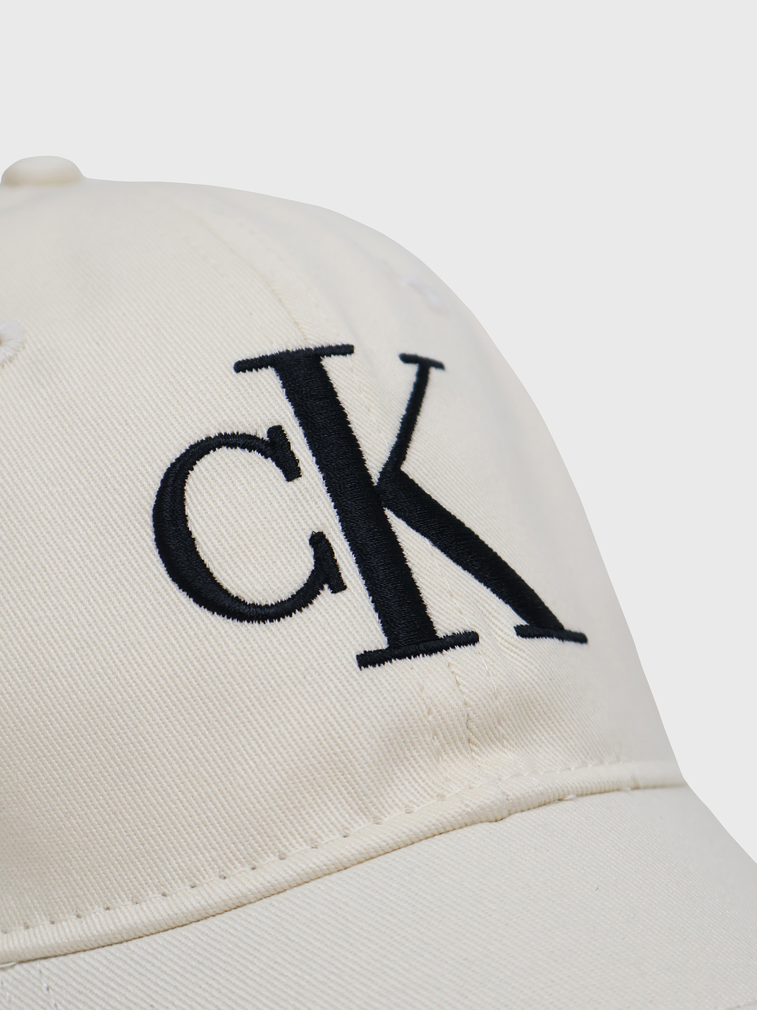 Бейсболка Calvin Klein Twill Embroidered Monogram Logo Bone White