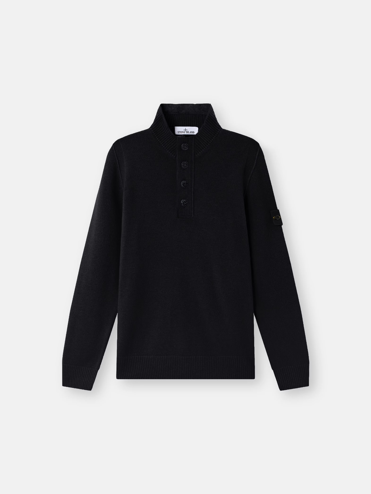 Свитер Stone Island 5100040 LAMBSWOOL Black
