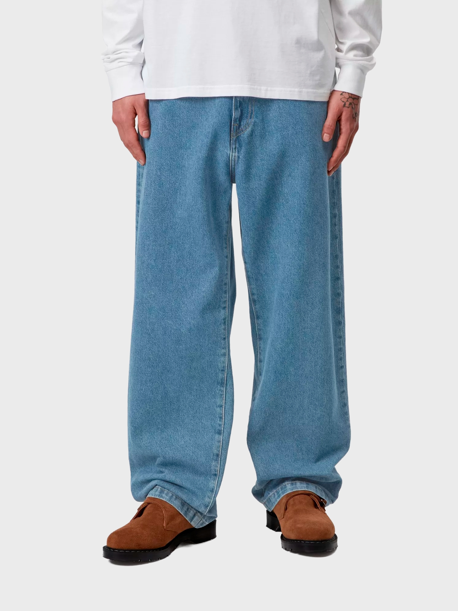 Джинсы Carhartt WIP Landon Blue, Heavy stone wash