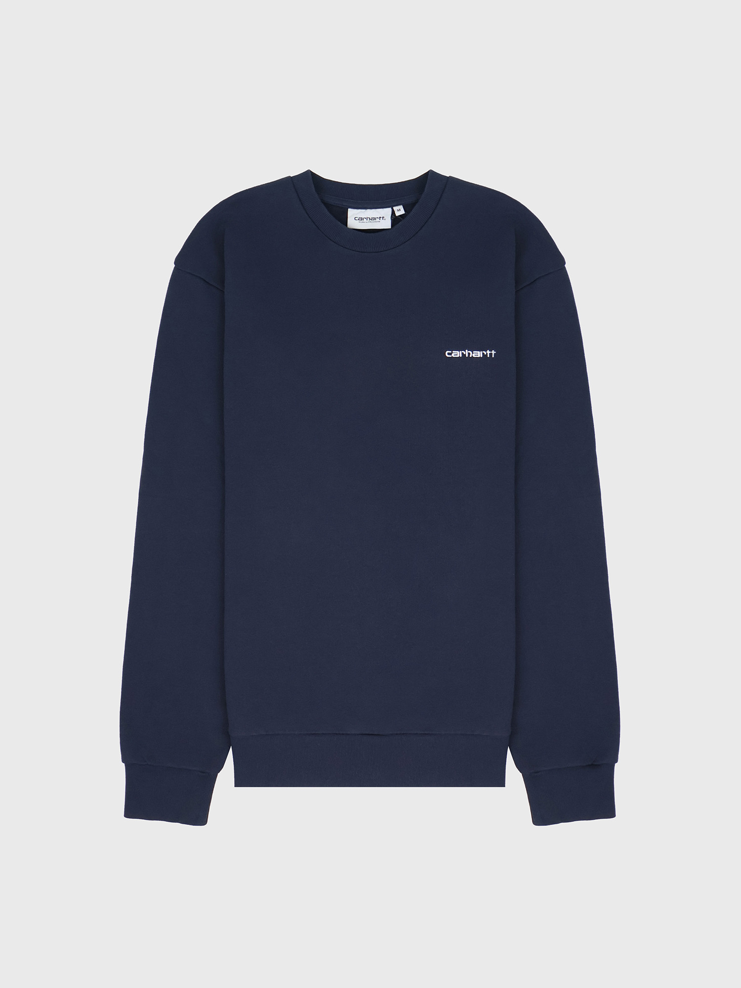 Свитшот Carhartt WIP Script Embroidery Deep Night