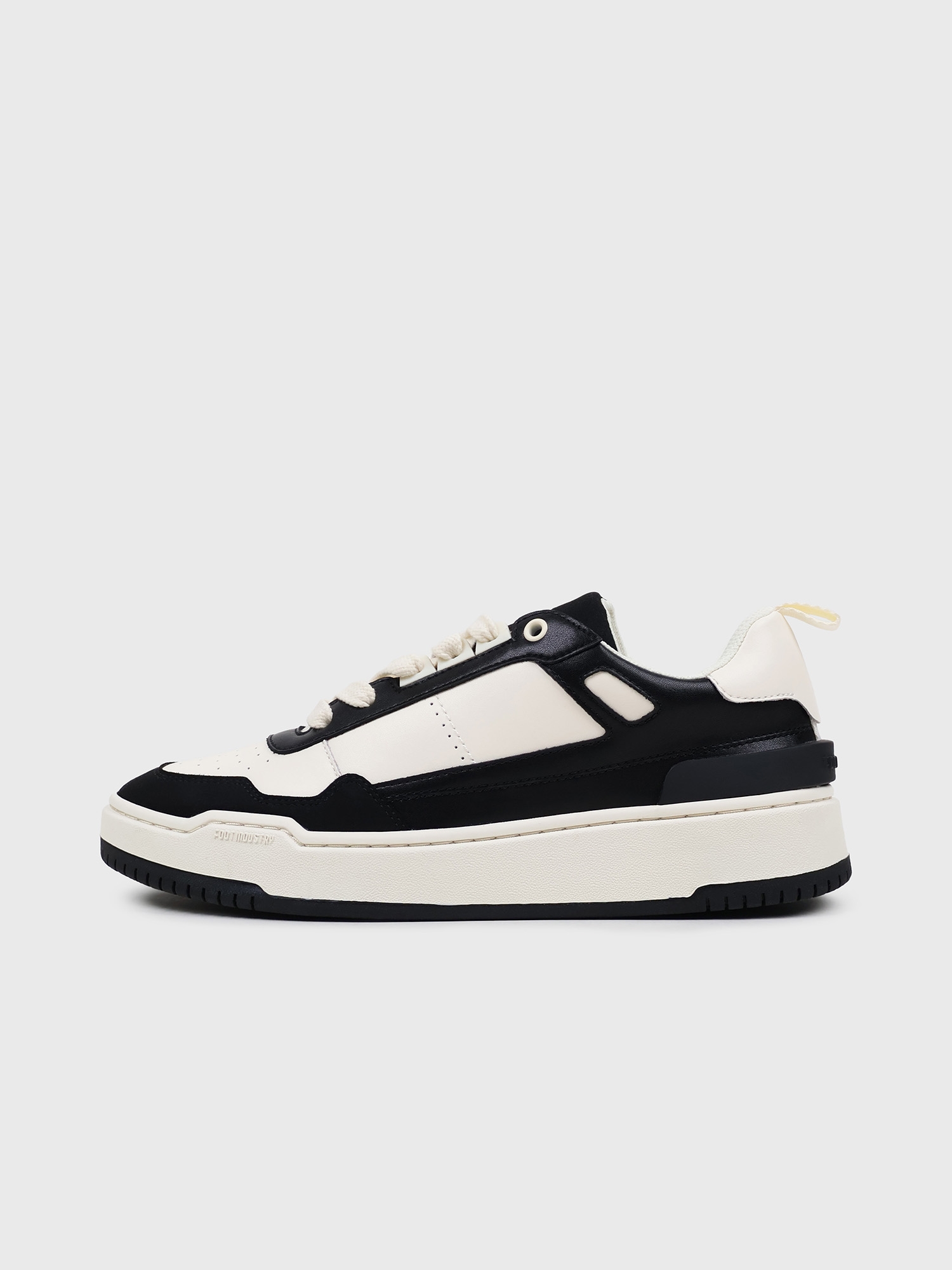 Кроссовки Foot Industry The Plateau Off-White / Black Low Top Sneakers