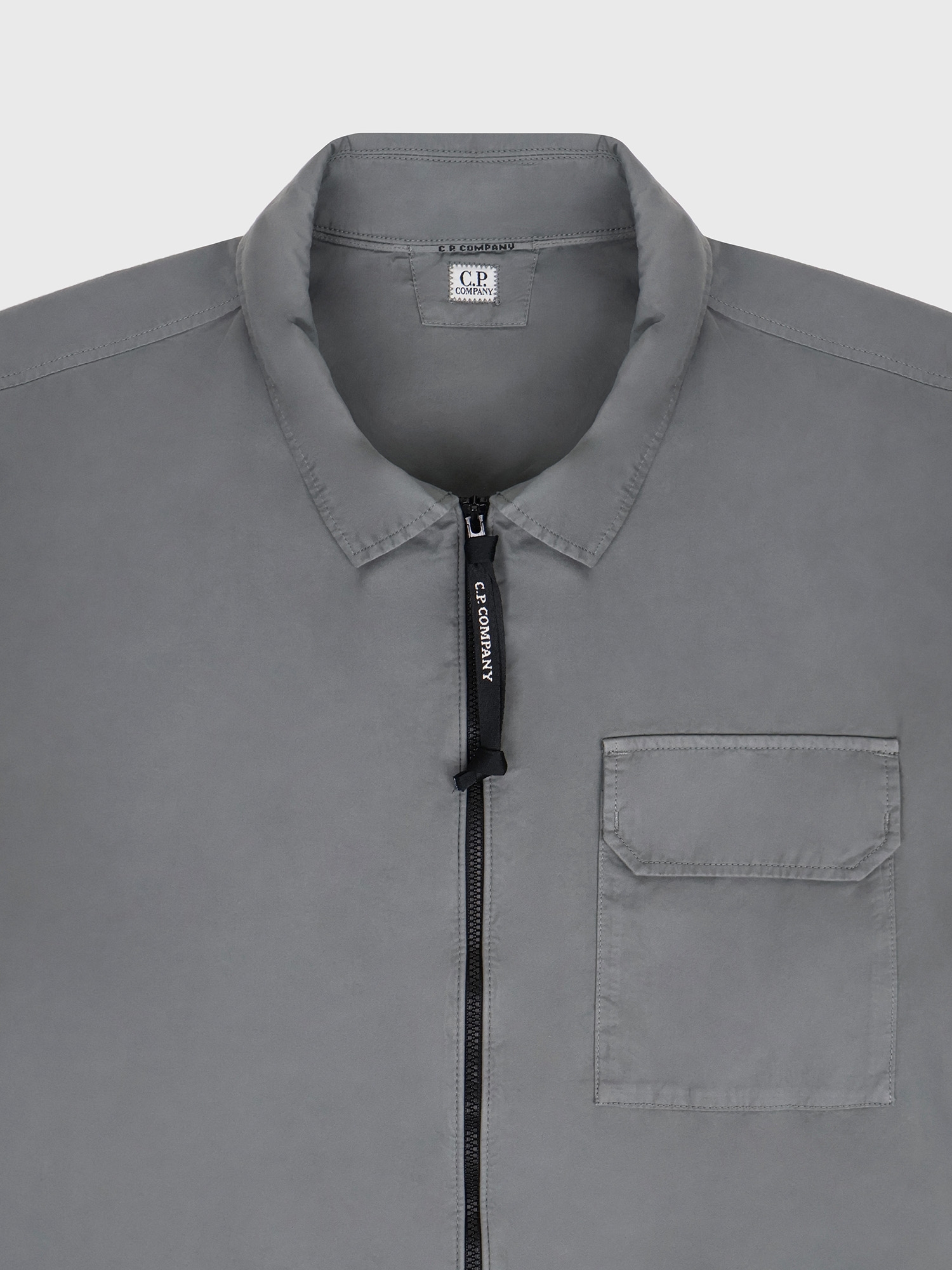 Куртка C.P. Company Organic Gabardine Full Zip Grey
