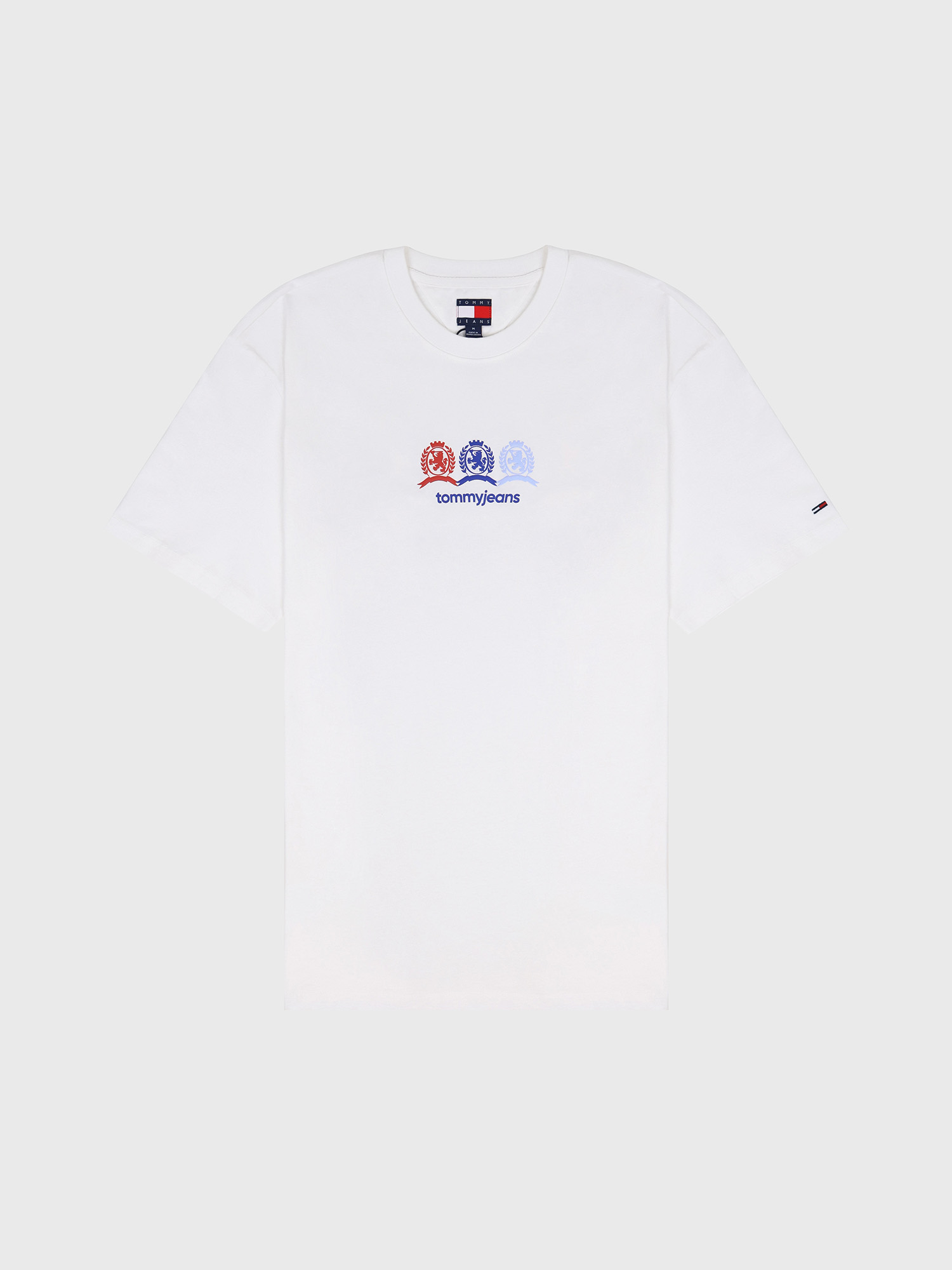 Футболка Tommy Jeans Multi-Crest Logo Ecru