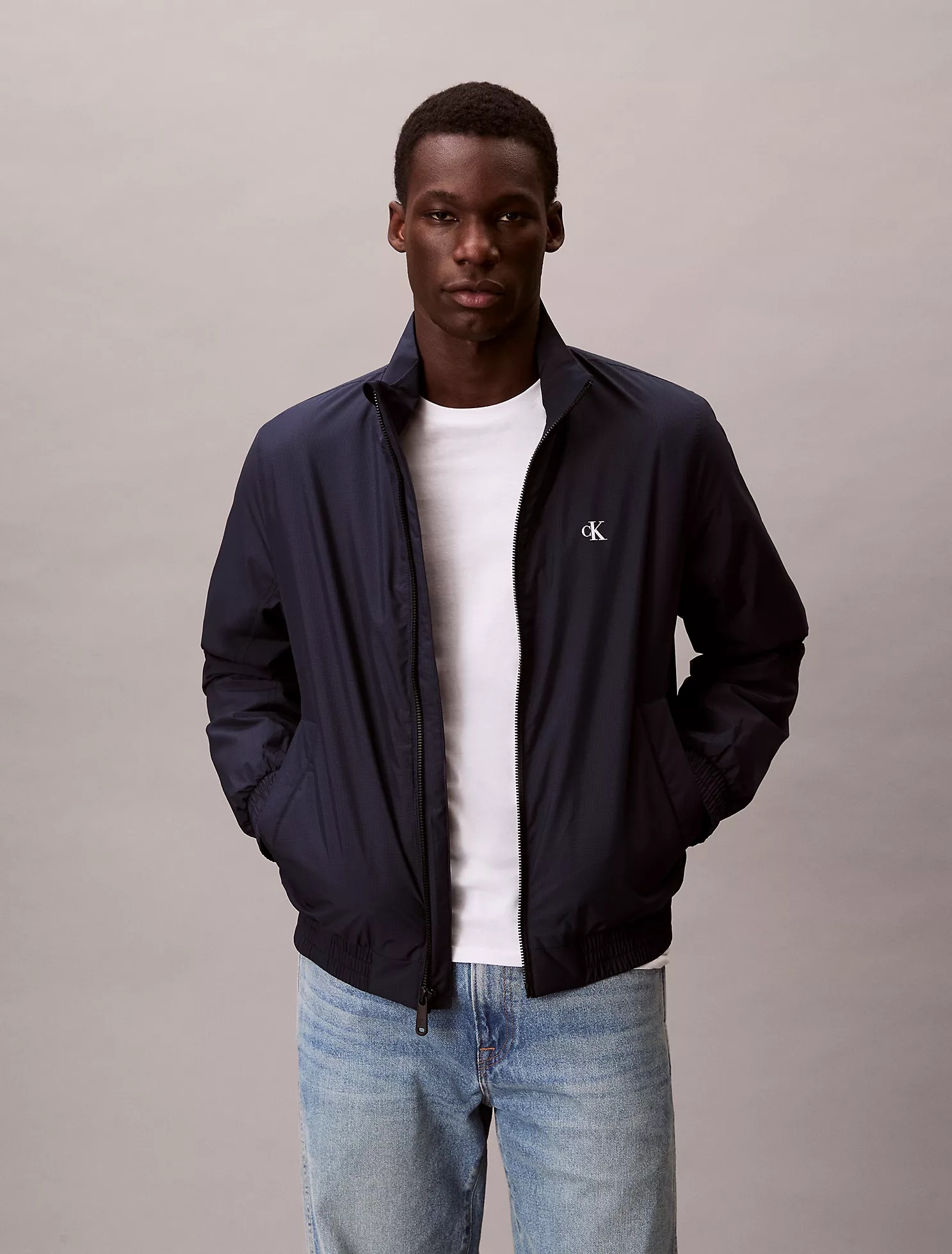 Куртка Calvin Klein Ripstop Padded Dark Sapphire