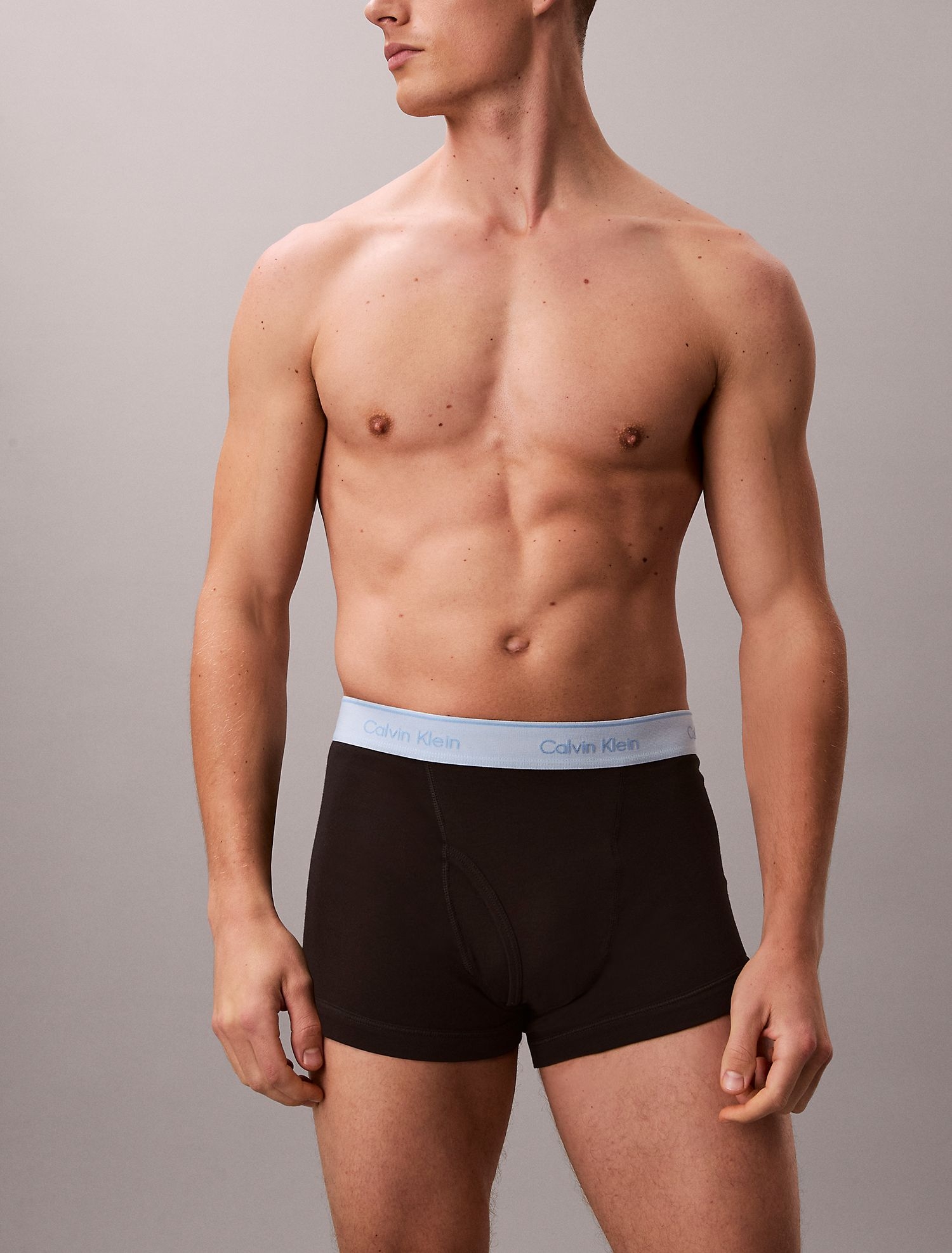 Мужские трусы боксеры-транки Calvin Klein Cotton Classics 5-Pack Black Multi