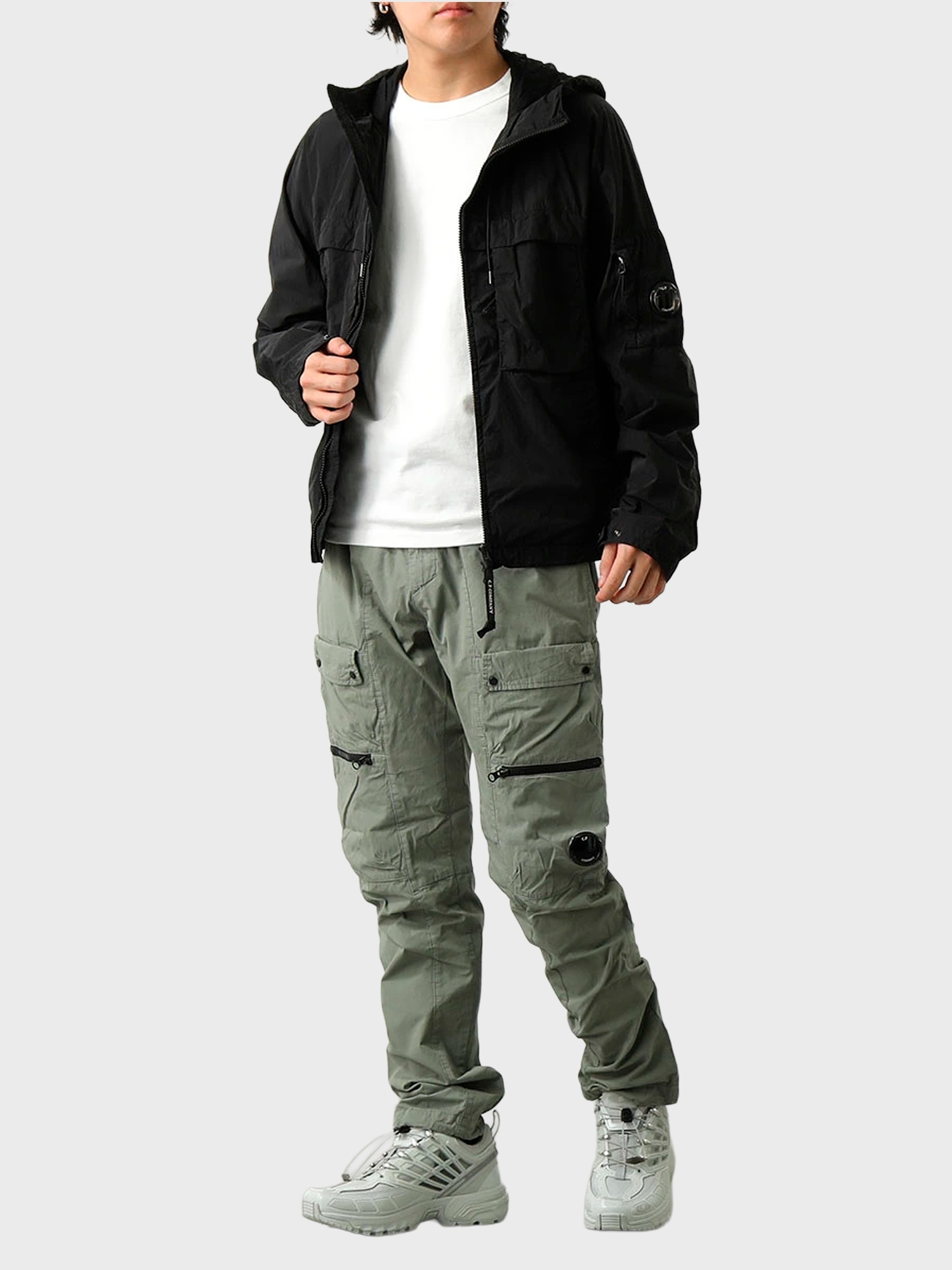 Брюки C.P. Company Micro Reps Cargo Track Pants Dark Green