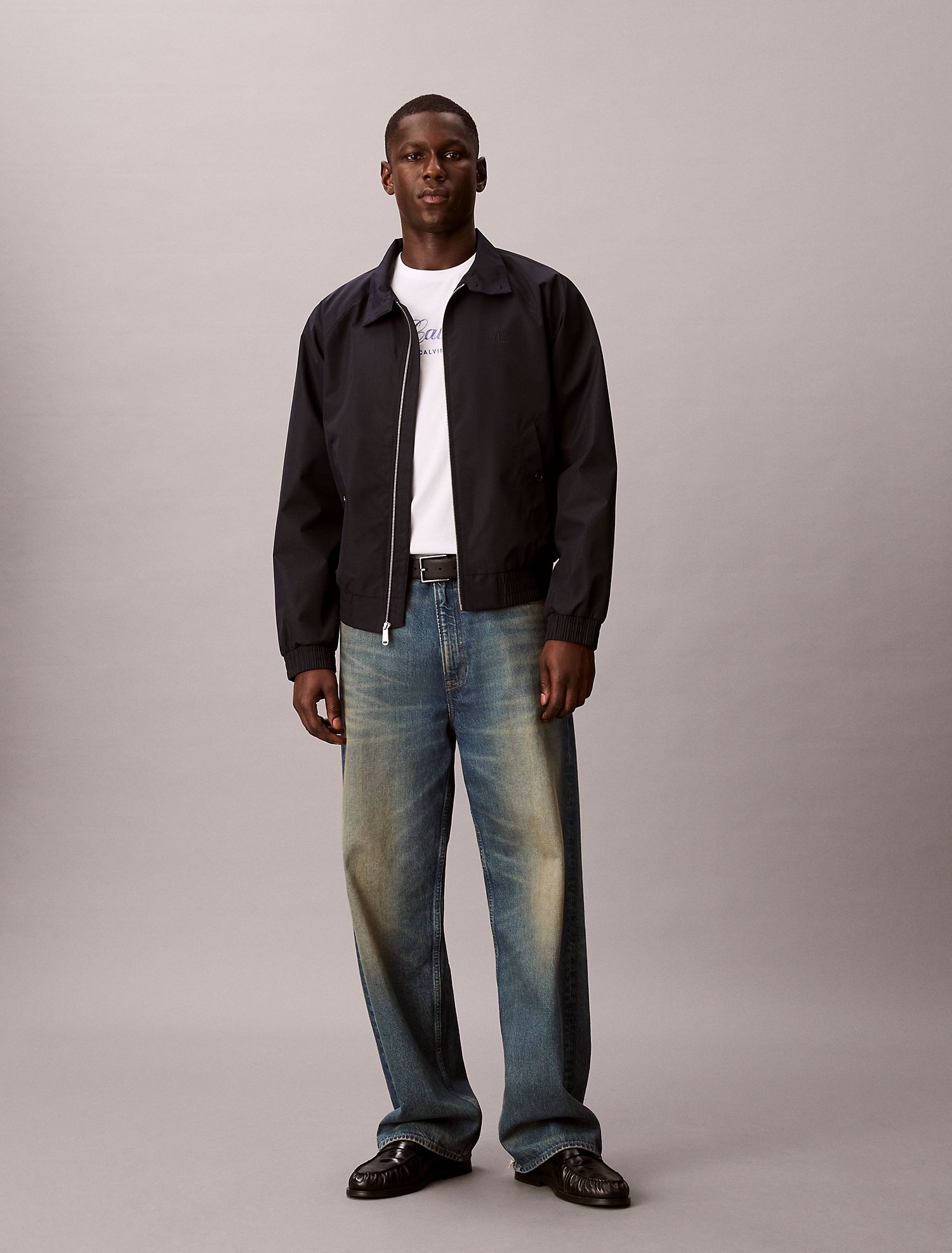 Куртка Calvin Klein Classic Harrington Jacket Dark Sapphire