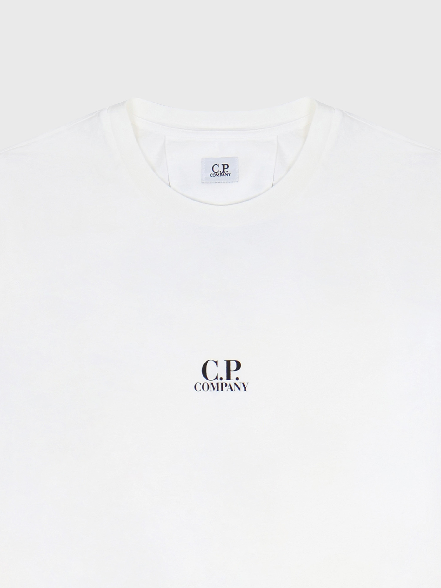 Футболка C.P. Company Artwork Logo Jersey 24/1 White