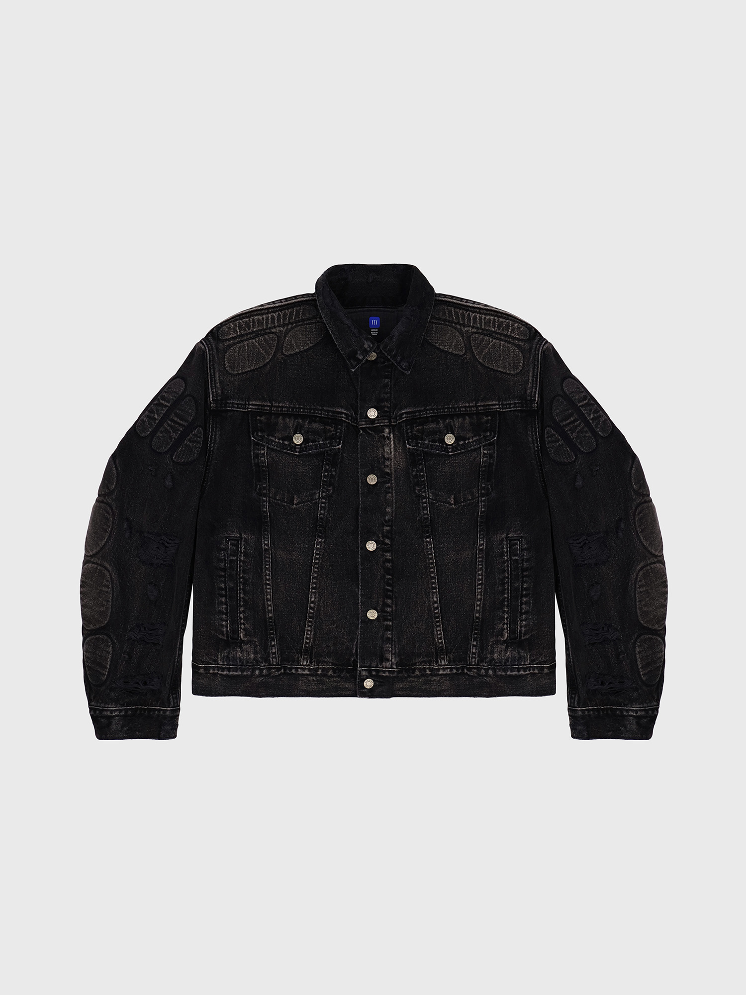 Джинсовая куртка Yeezy Gap Engineered by Balenciaga Unreleased Padded Black