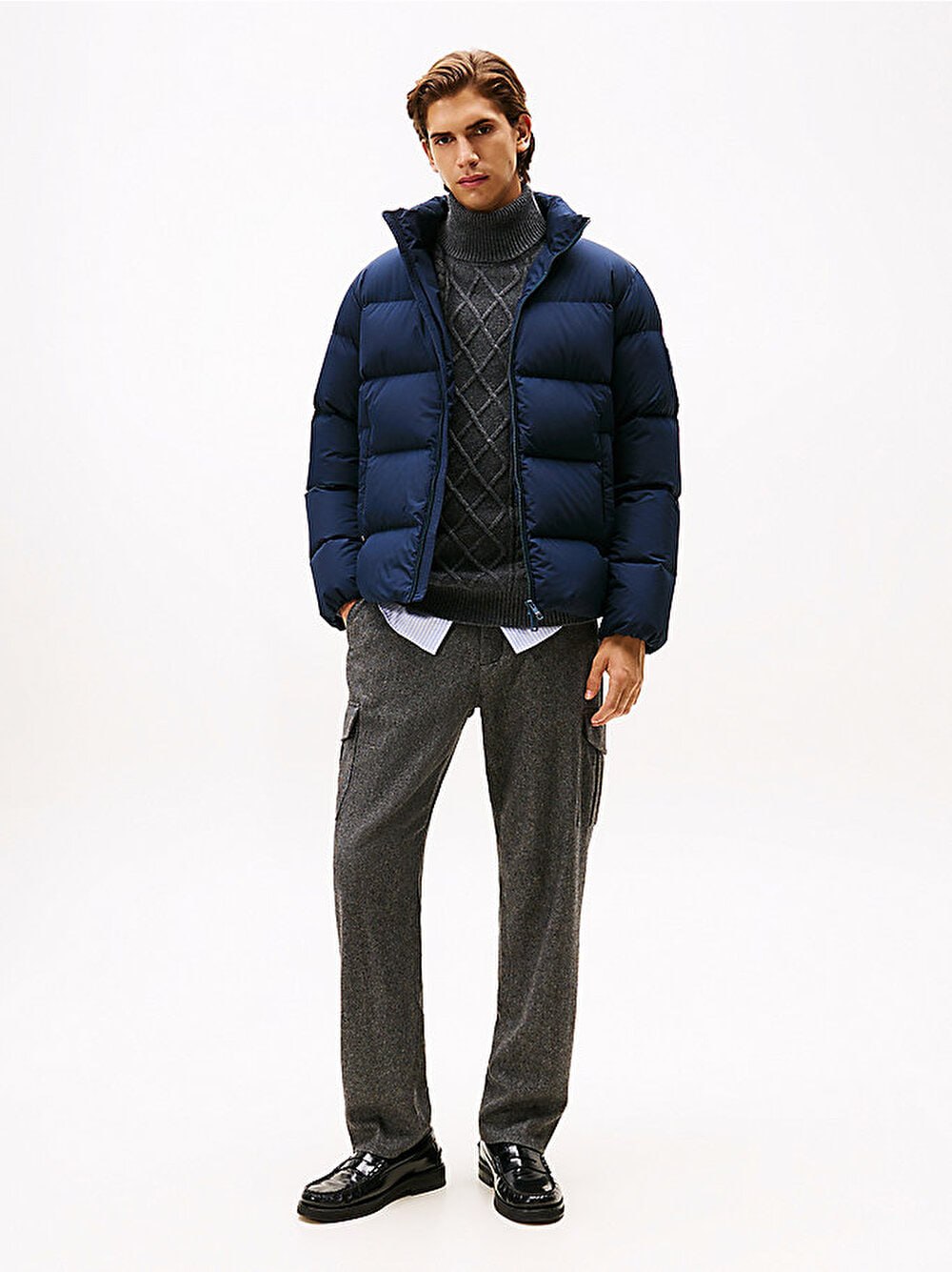 Пуховик Tommy Hilfiger Down Stand Puffer Jacket Navy
