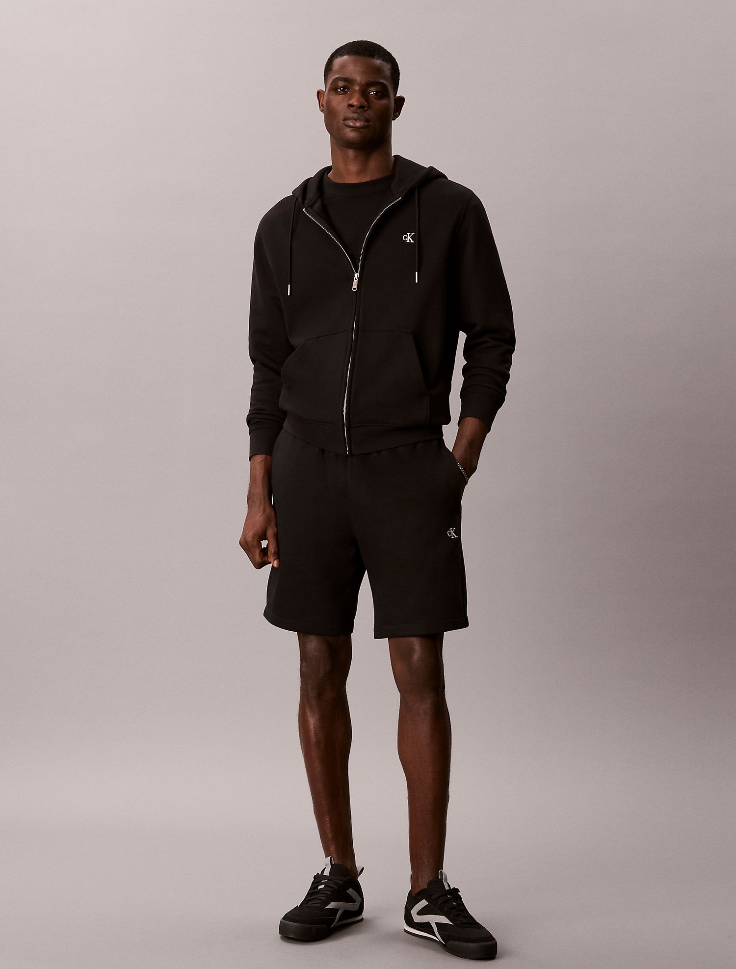 Шорты Calvin Klein Archive Logo Fleece Shorts Black