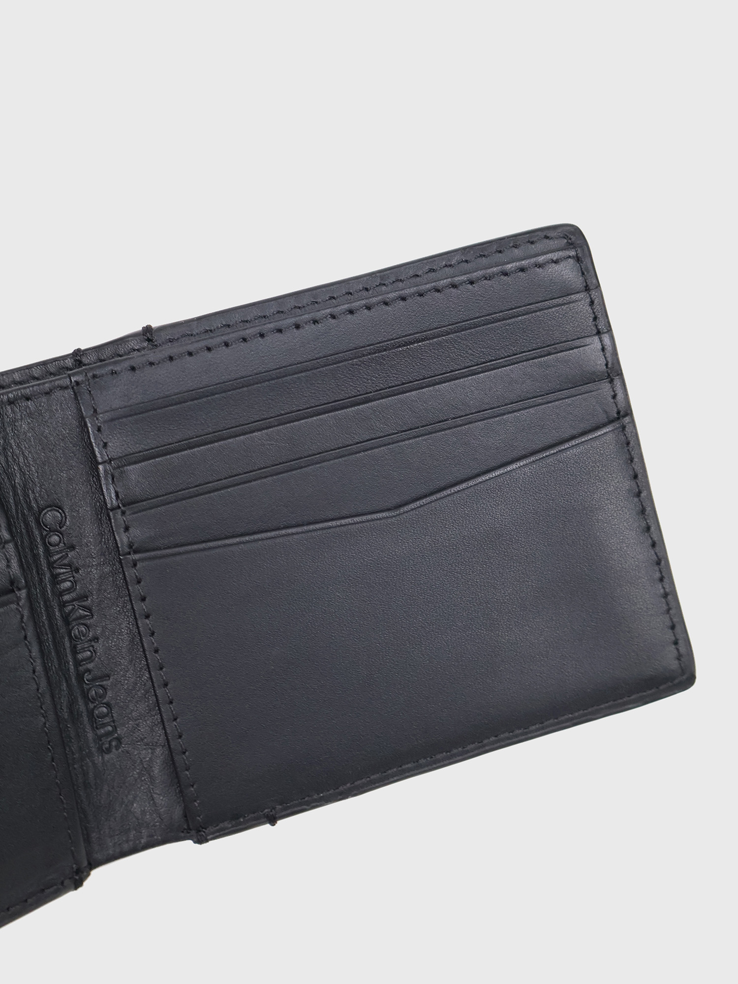 Кошелек Calvin Klein Jeans Plaque Bifold Black