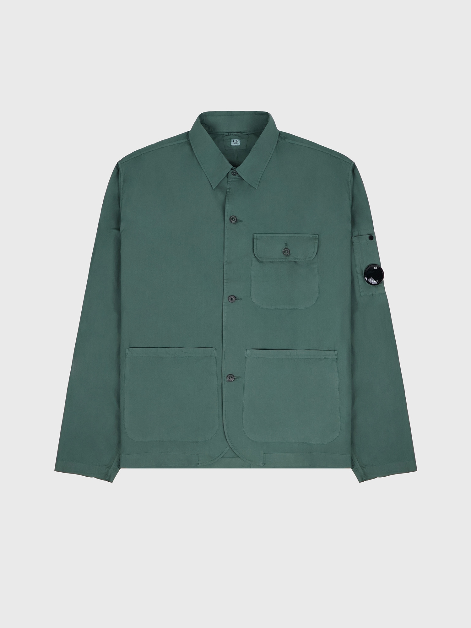 Рубашка C.P. Company Popeline Workwear Duck Green