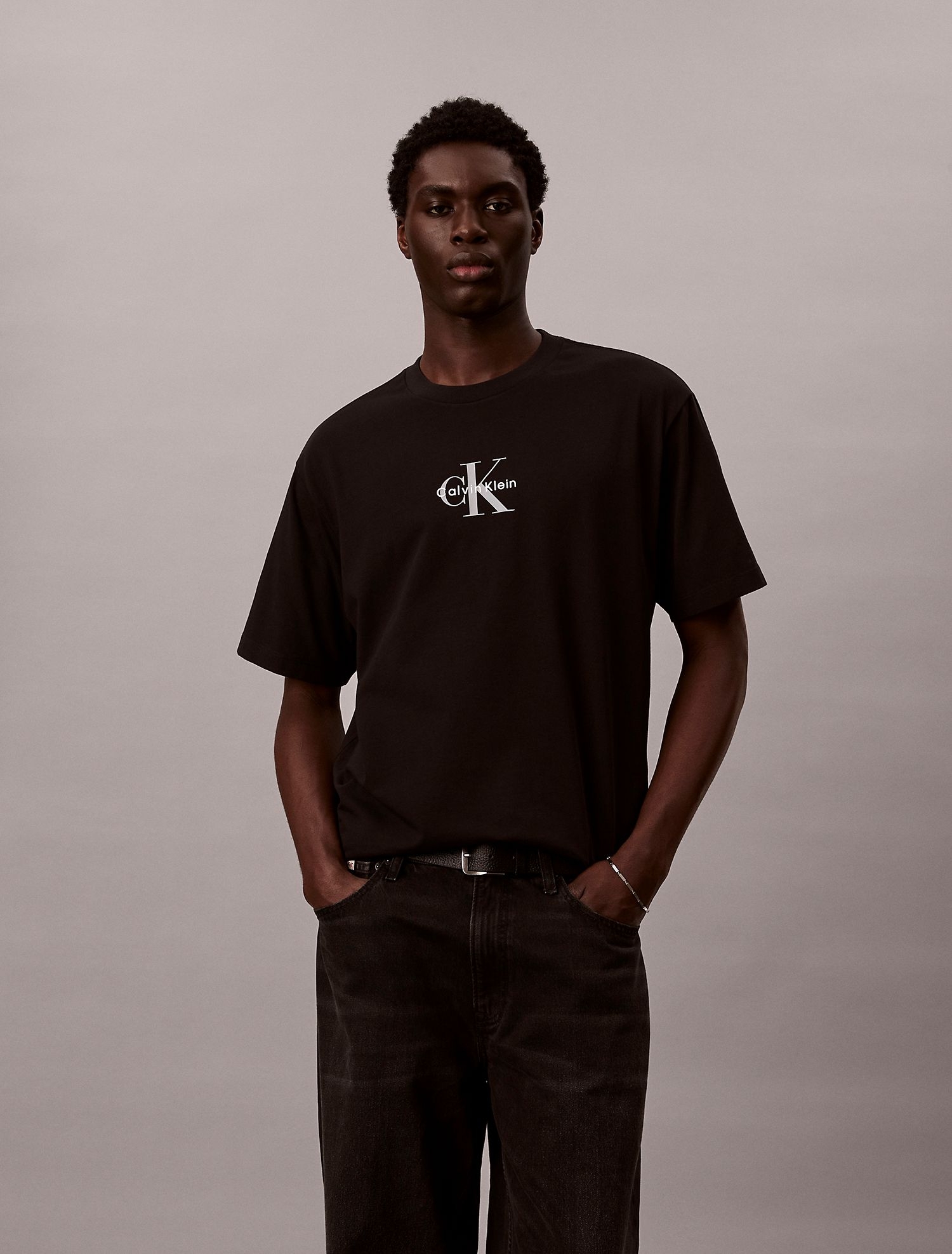 Футболка Calvin Klein Monologo Relaxed Tee Bright Black