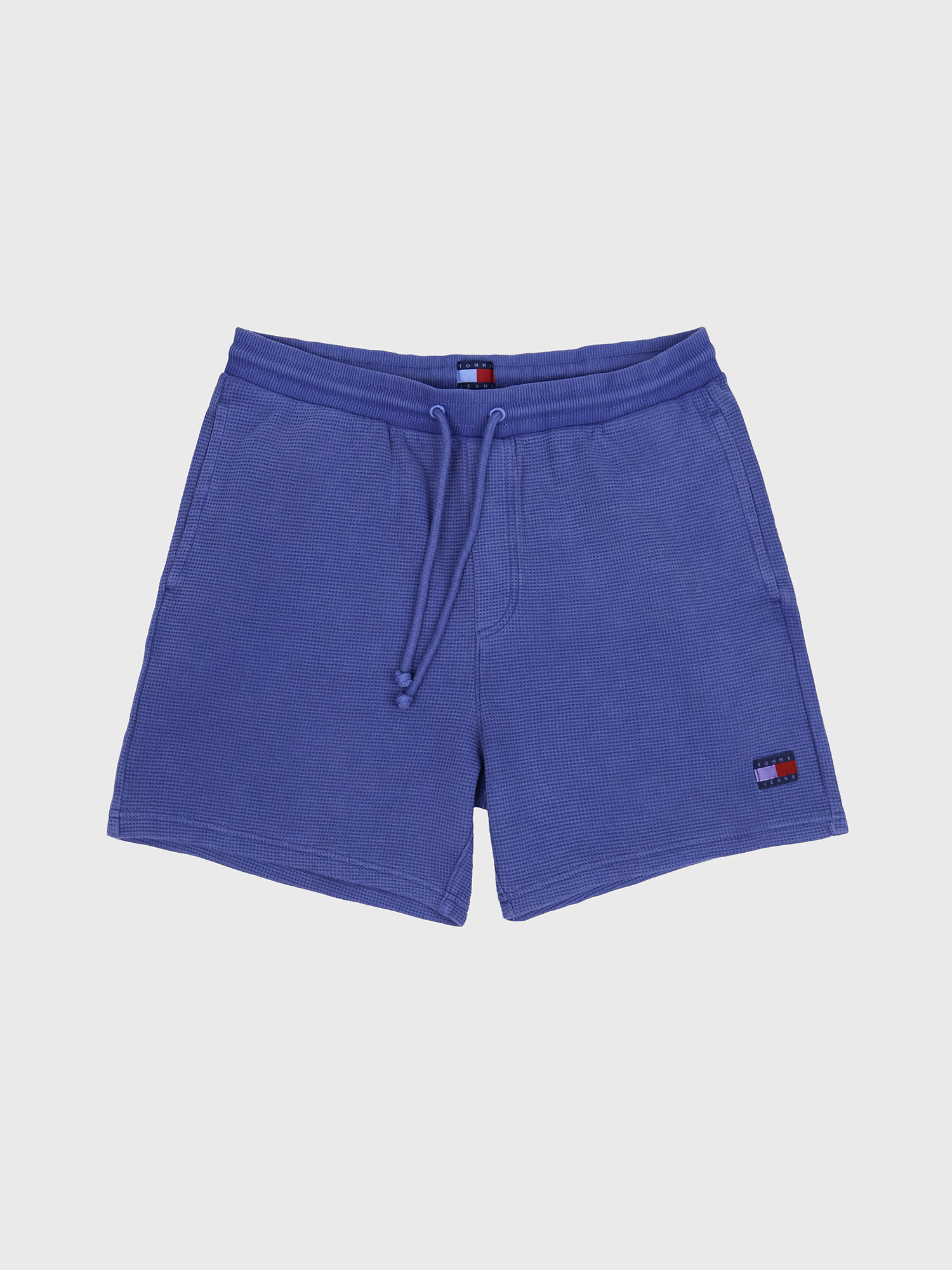 Шорты Tommy Jeans Waffled Beach Garment Dyed Blue Storm
