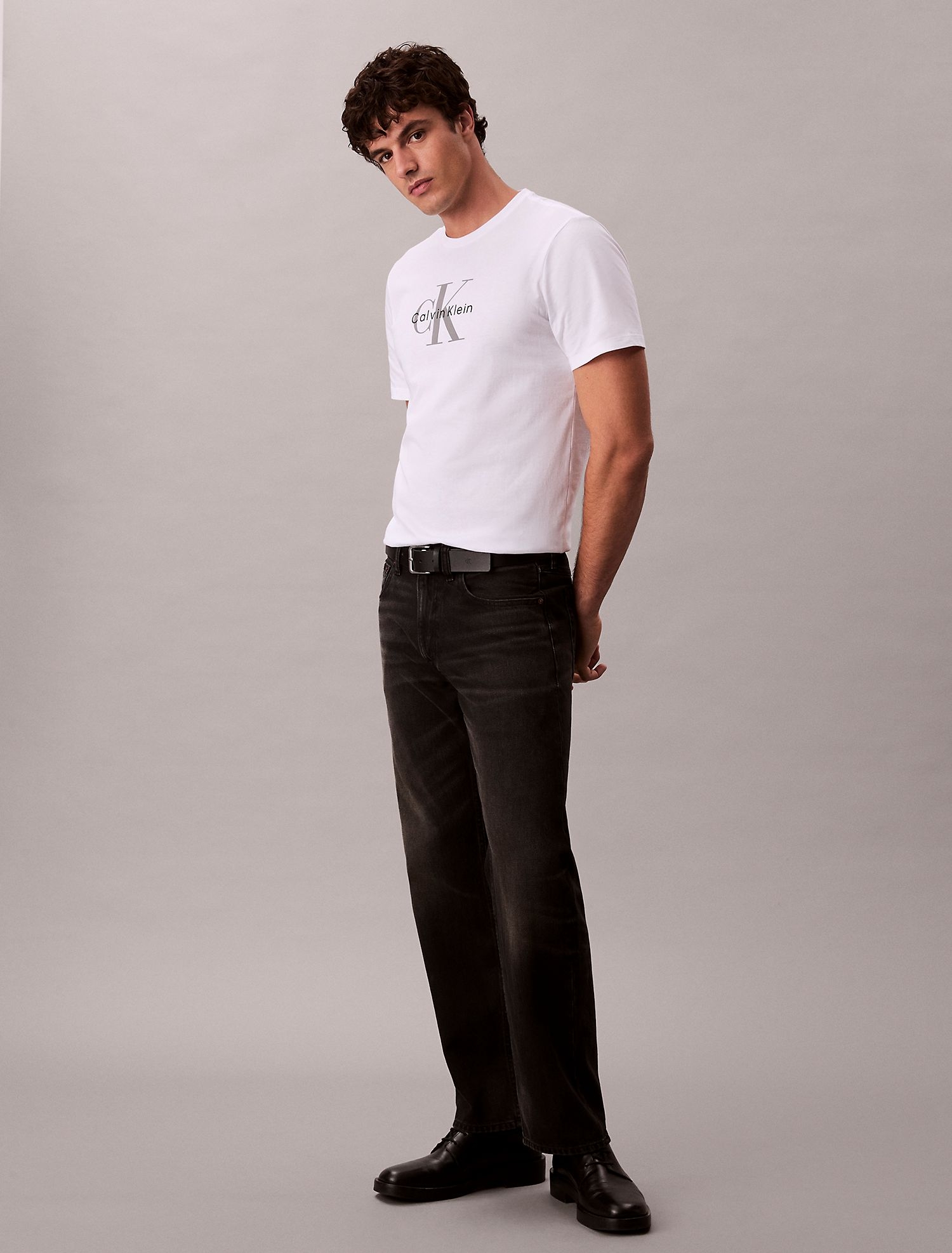 Футболка Calvin Klein Monologo Tee Brilliant White