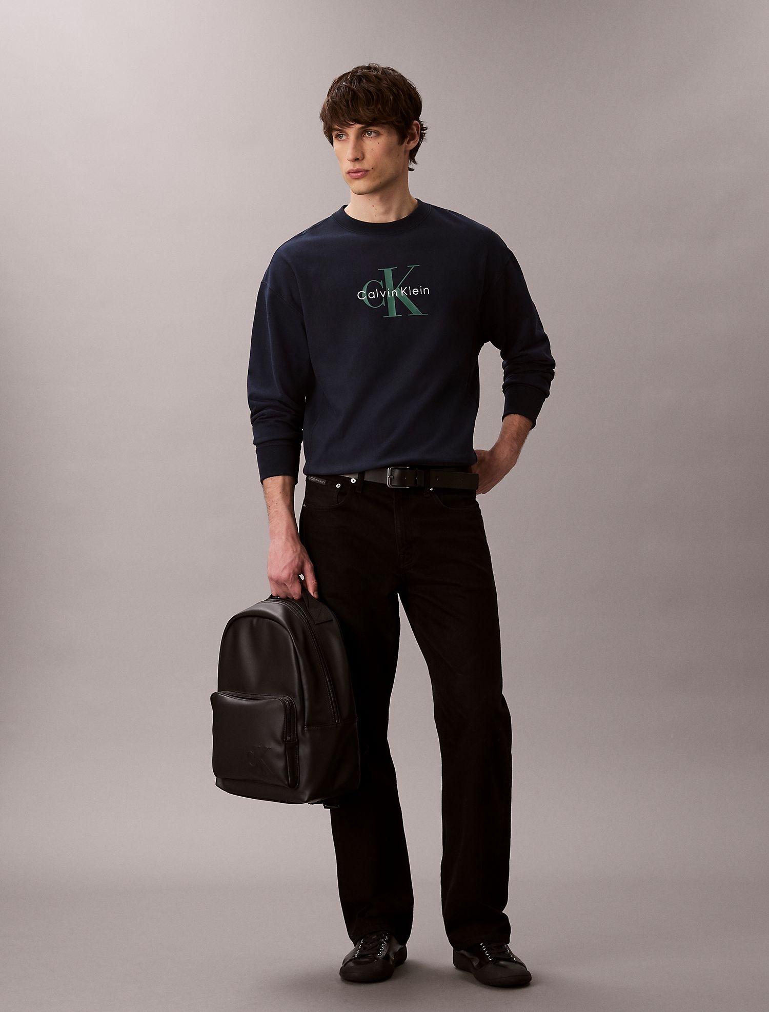 Рюкзак Calvin Klein Embossed Monogram Backpack Black
