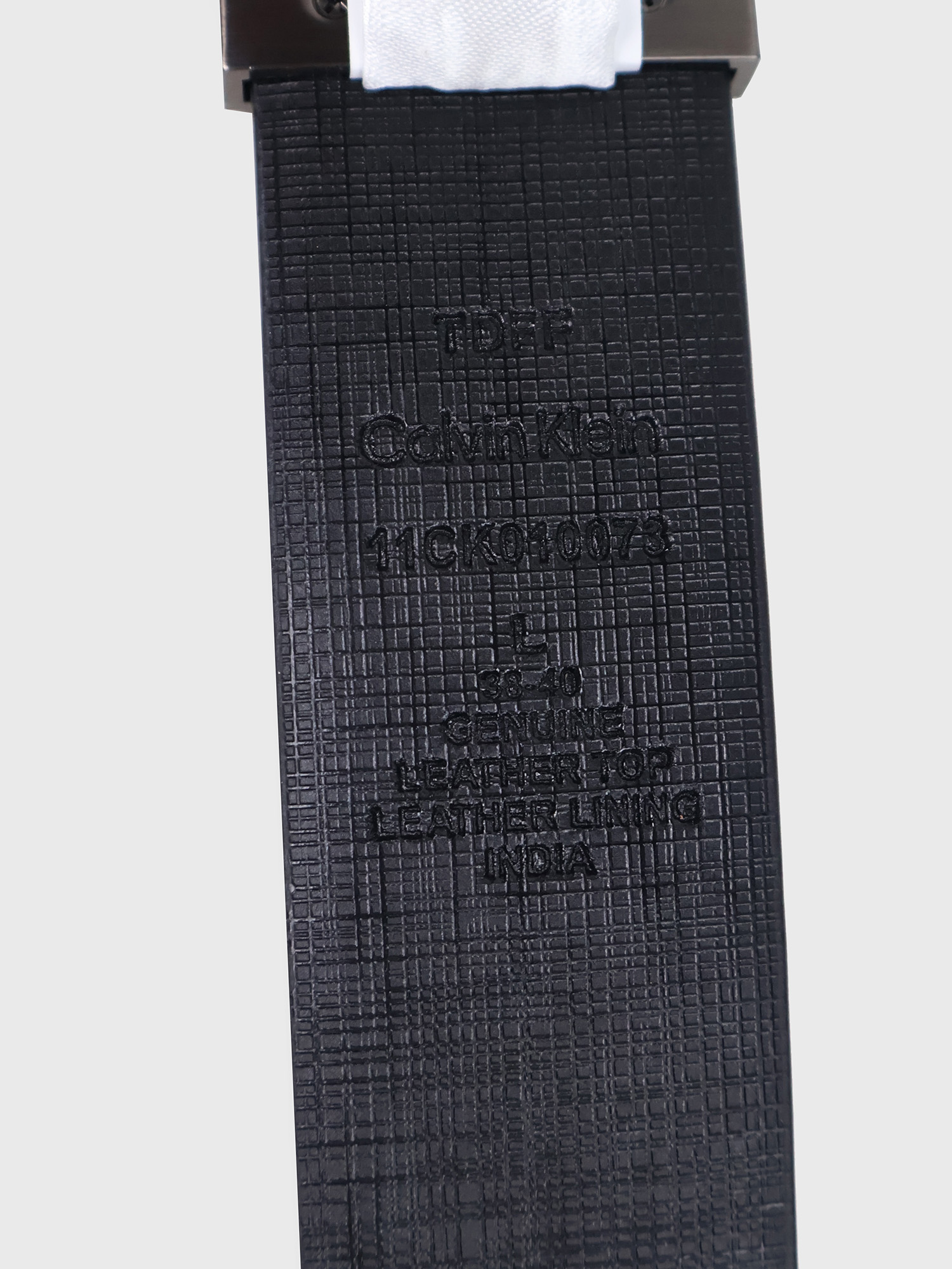Ремень Calvin Klein Monogram Logo Plaque Reversible Belt Black
