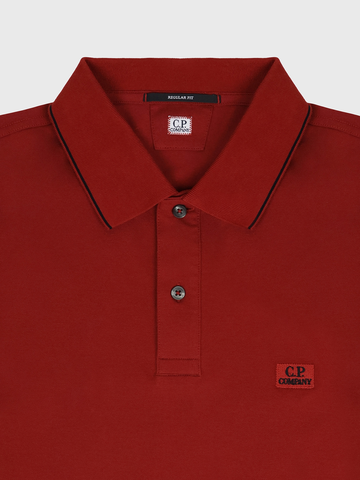 Поло C.P. Company Stretch Piquet Line Red