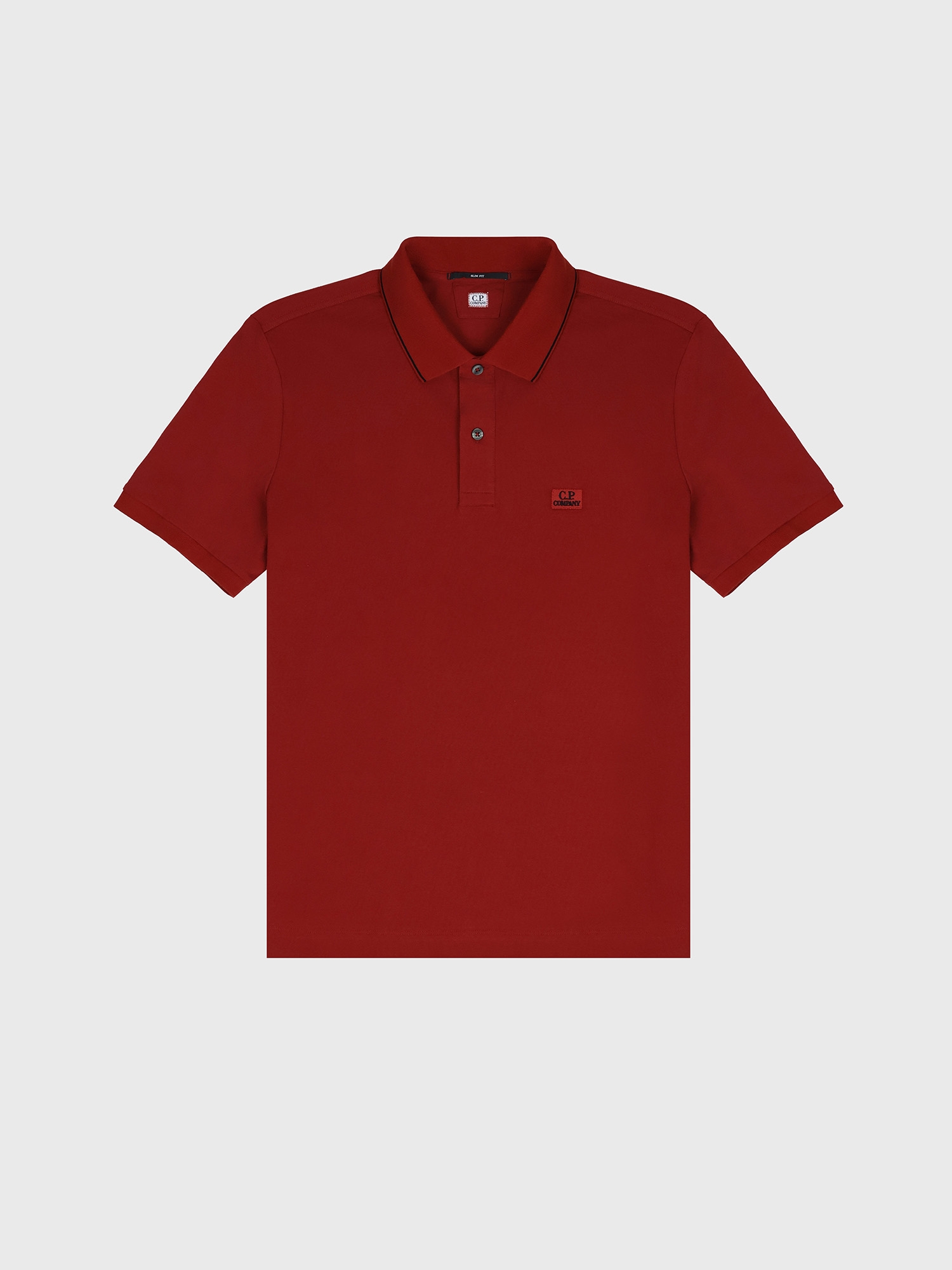 Поло C.P. Company Stretch Piquet Slim Line Red