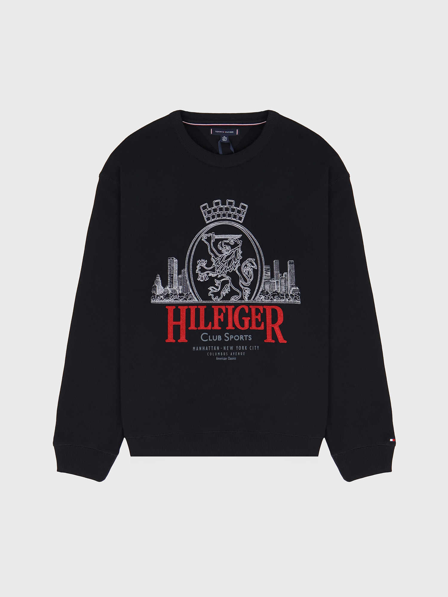 Свитшот Tommy Hilfiger Embroidered Crest Logo Black