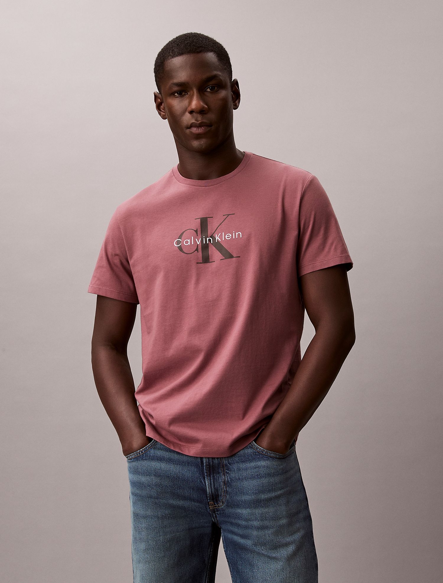 Футболка Calvin Klein Monologo Tee Capri Rose