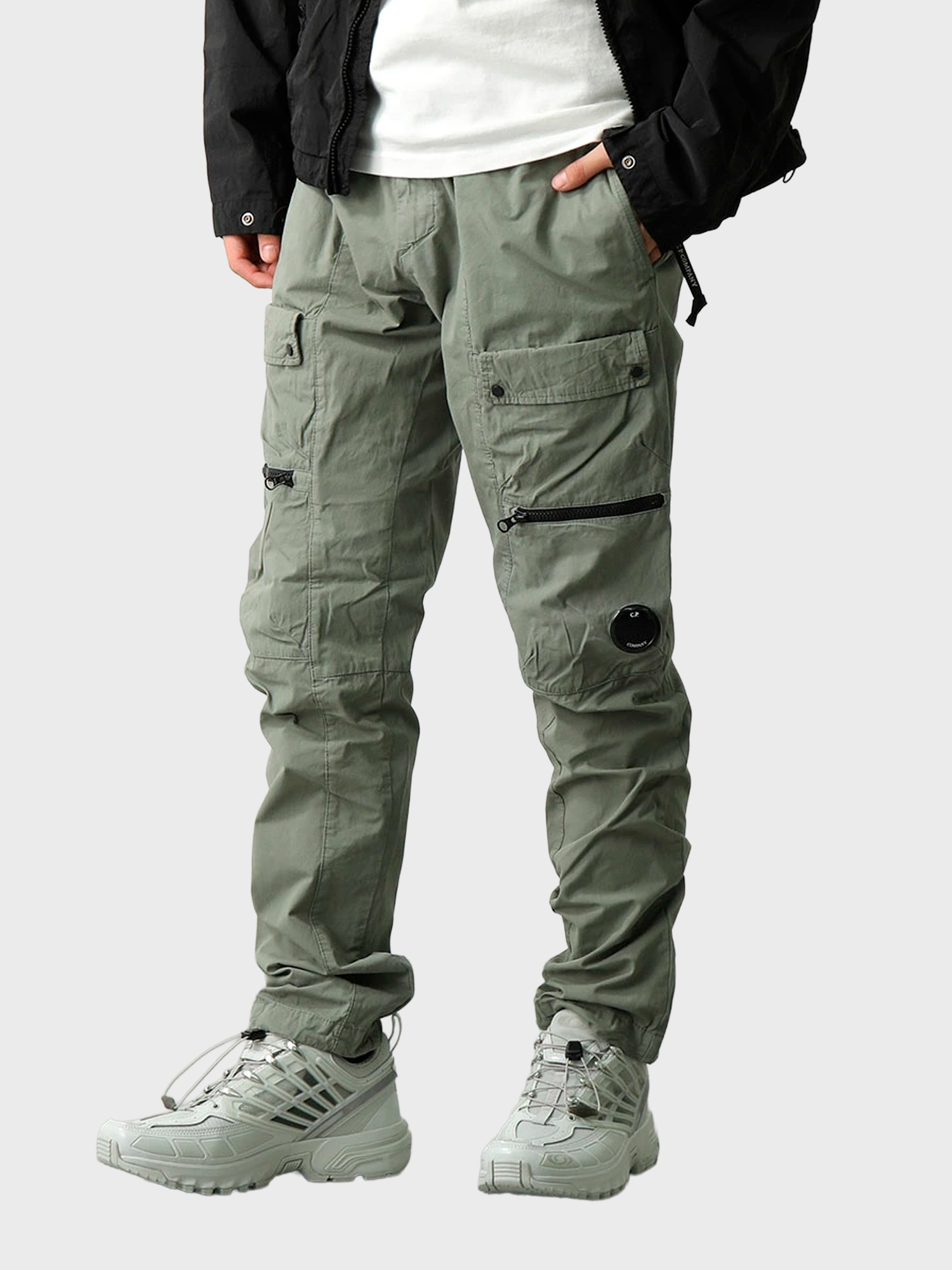 Брюки C.P. Company Micro Reps Cargo Track Pants Dark Green