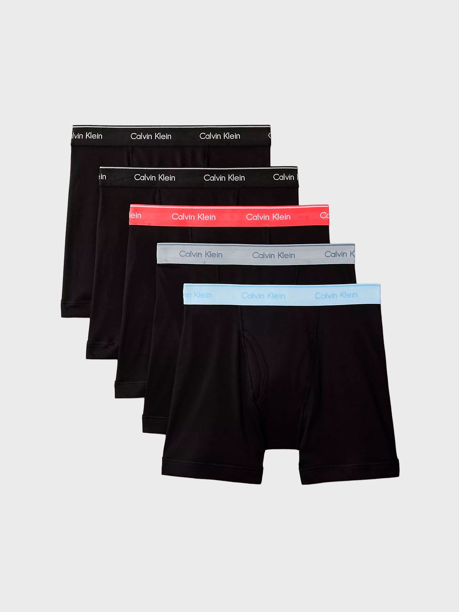 Мужские трусы боксеры-брифы Calvin Klein Cotton Classics Breezy Blue Multi