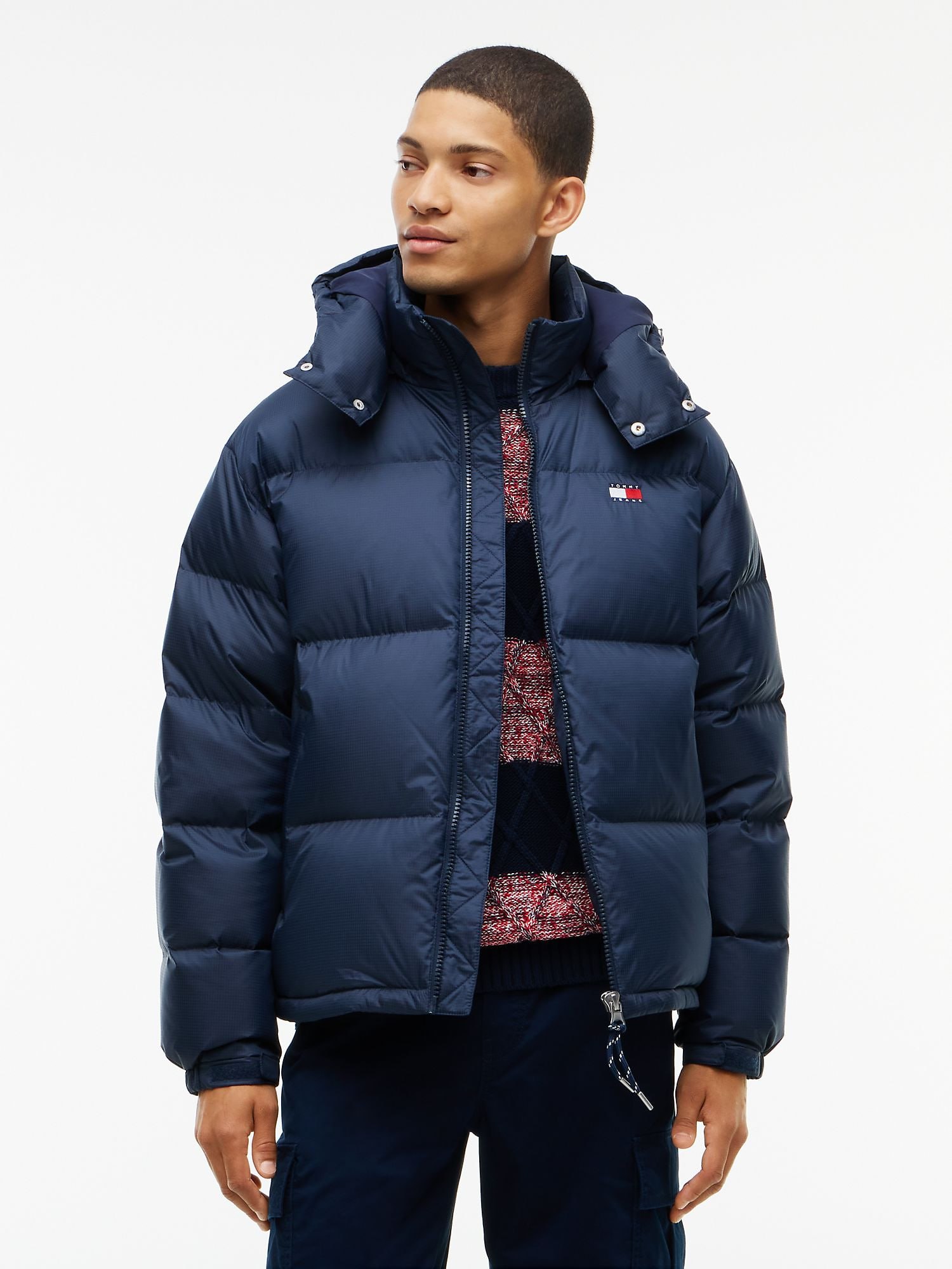 Пуховик Tommy Jeans Alaska Ripstop Down Jacket Navy