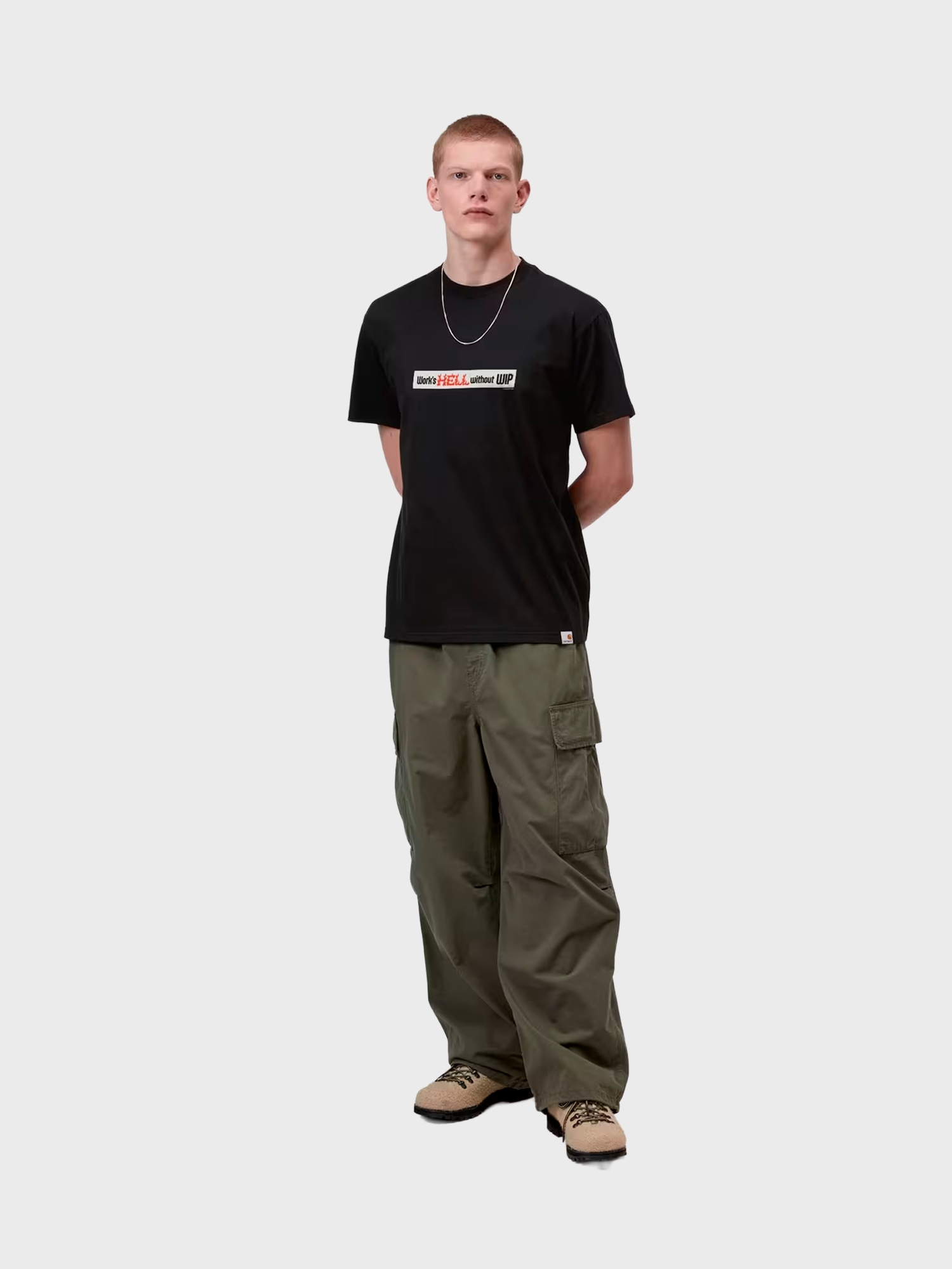Футболка Carhartt WIP Bumper Stickers Black