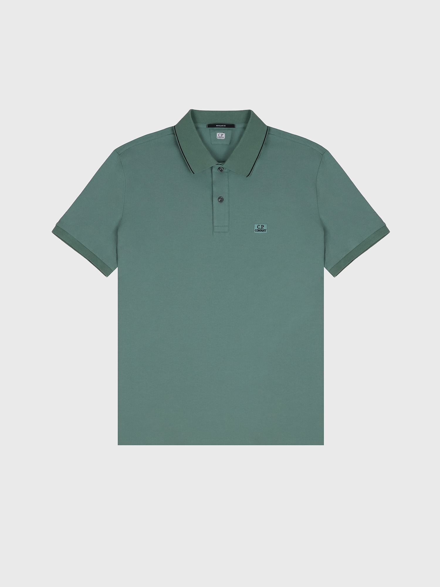 Поло C.P. Company Stretch Piquet Line Mint