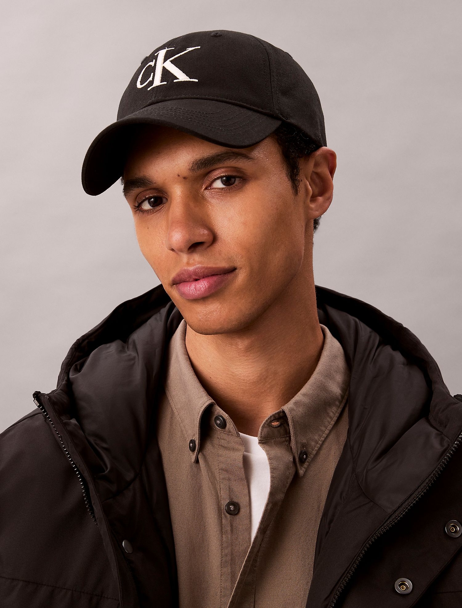Бейсболка Calvin Klein Twill Embroidered Monogram Logo Black Beauty