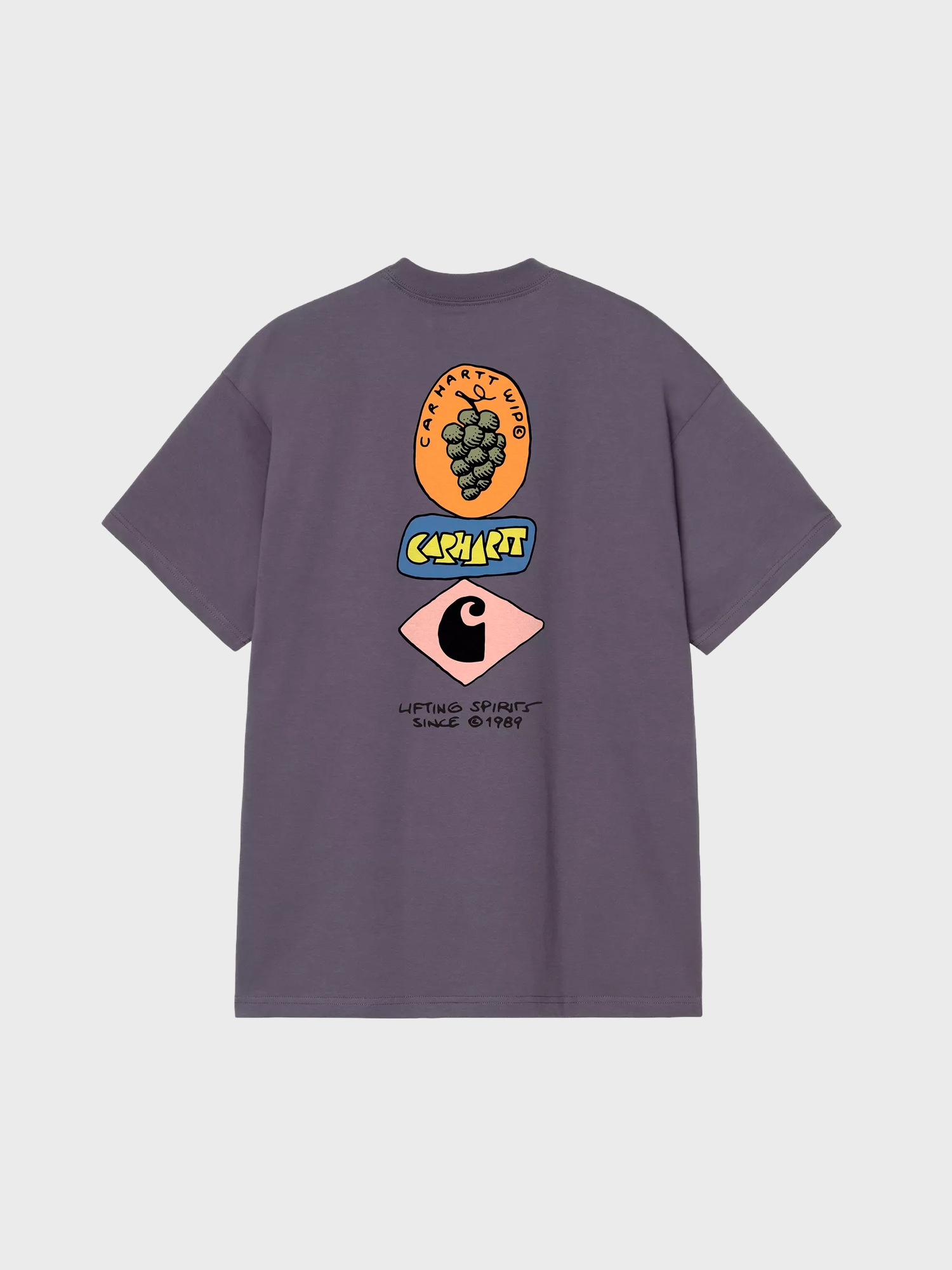 Футболка Carhartt WIP Stacked Grapes Shady Purple