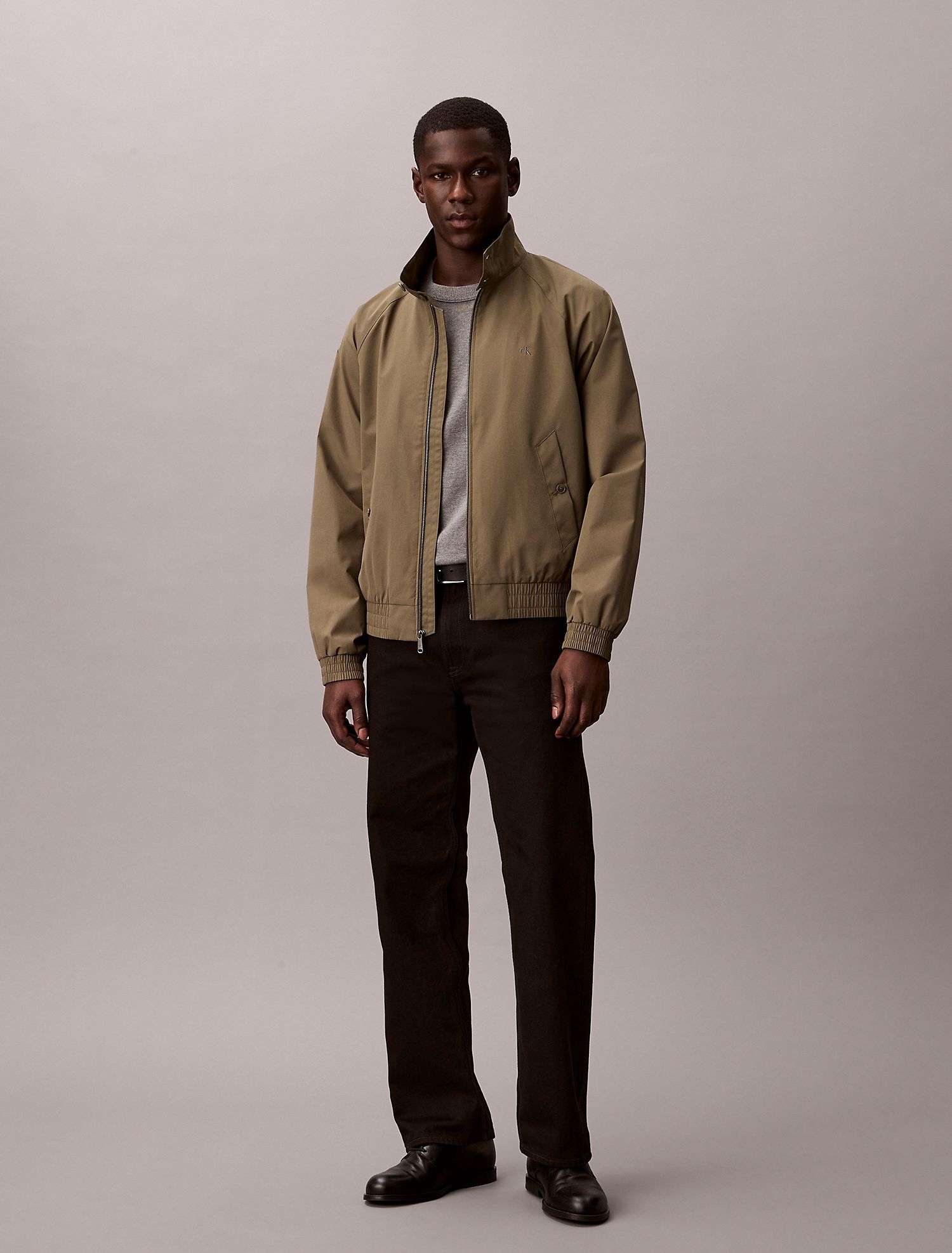 Куртка Calvin Klein Classic Harrington Jacket Dusty Olive