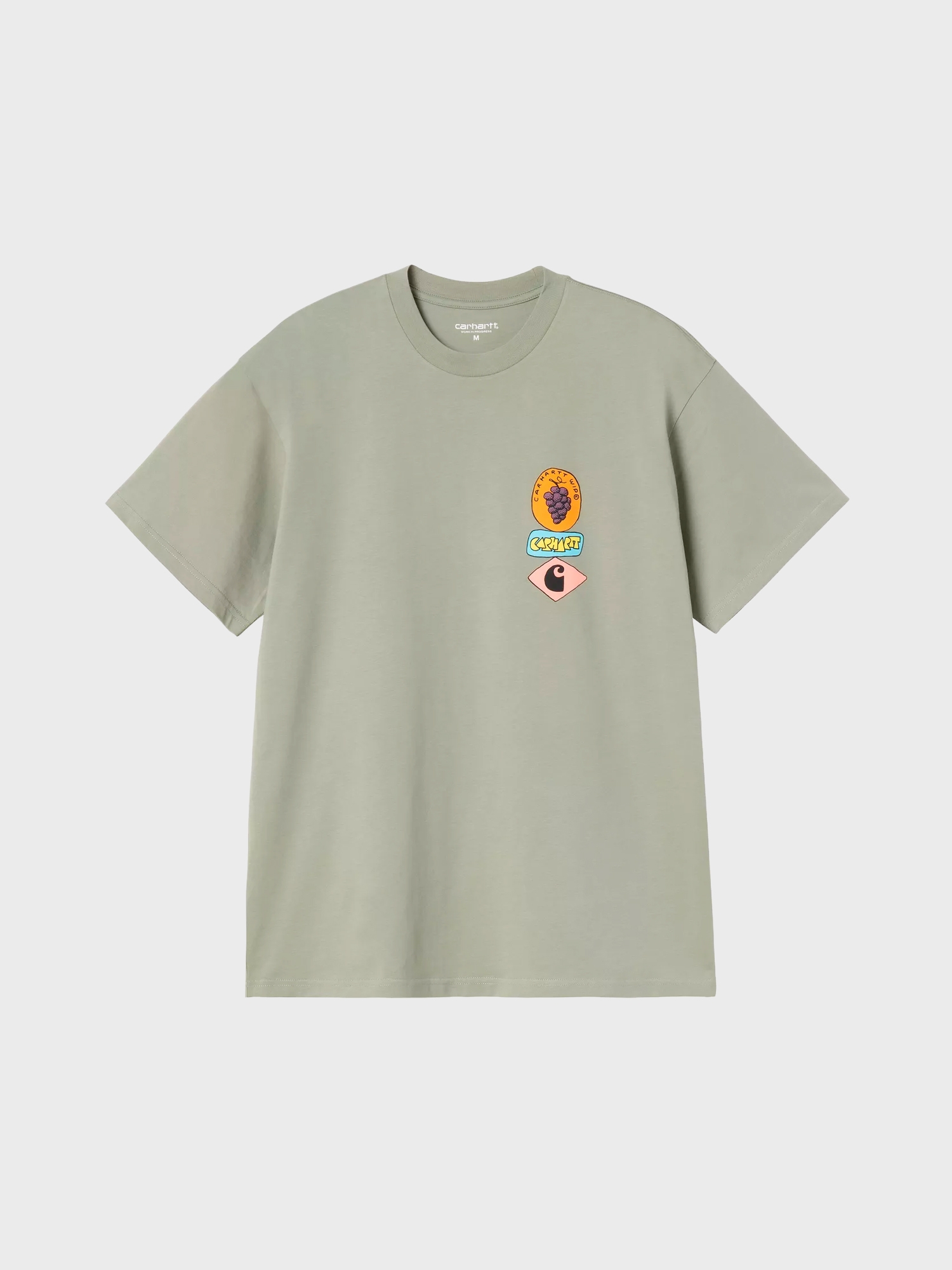 Футболка Carhartt WIP Stacked Grapes Shady Green
