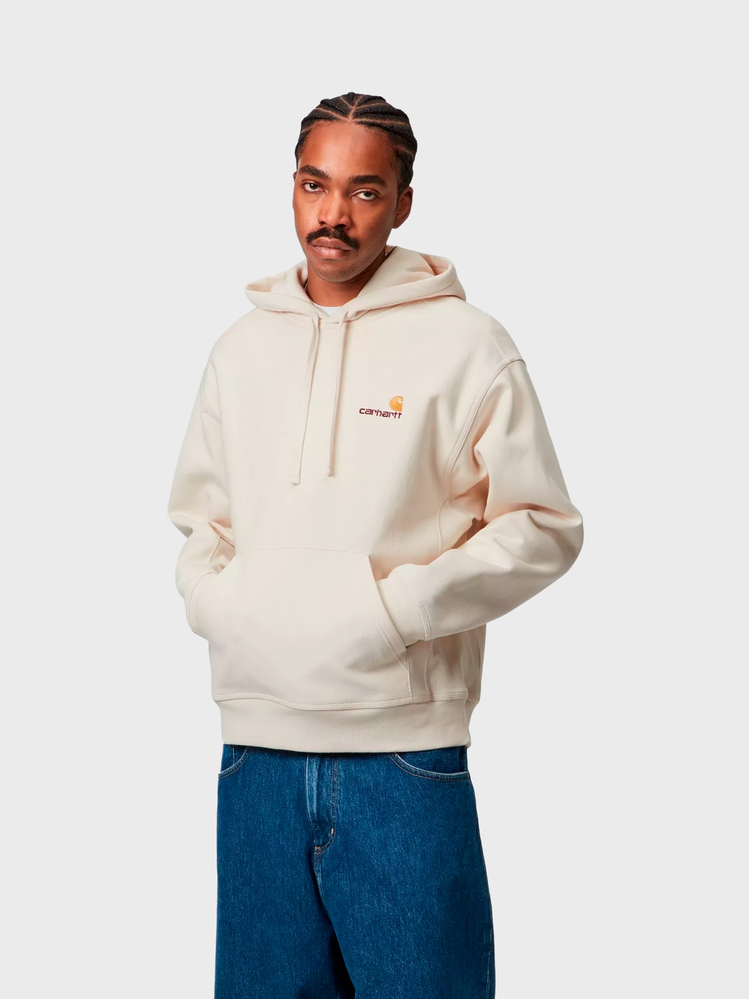 Худи Carhartt WIP American Script Natural