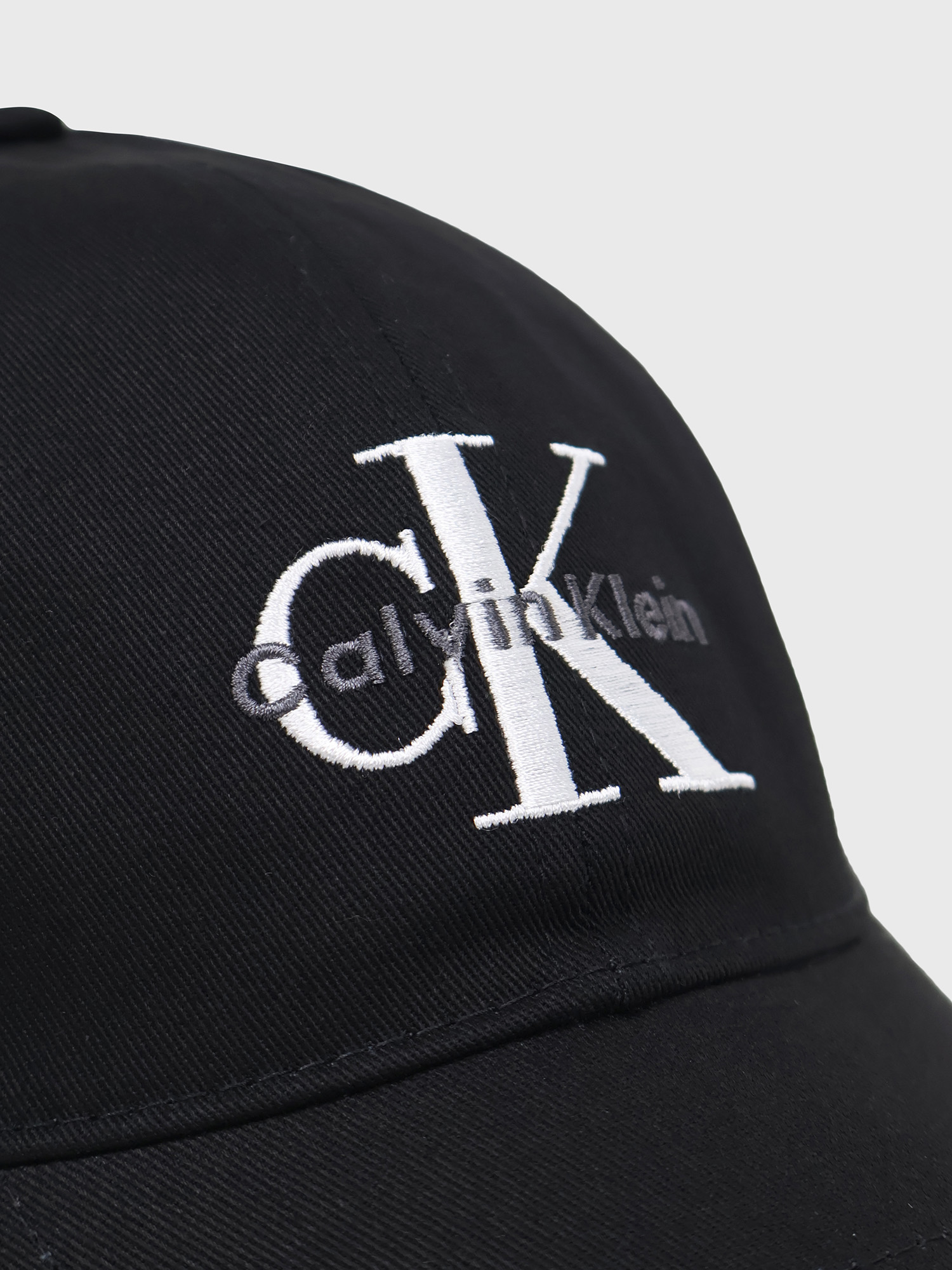 Бейсболка Calvin Klein Embroidered Monologo Black