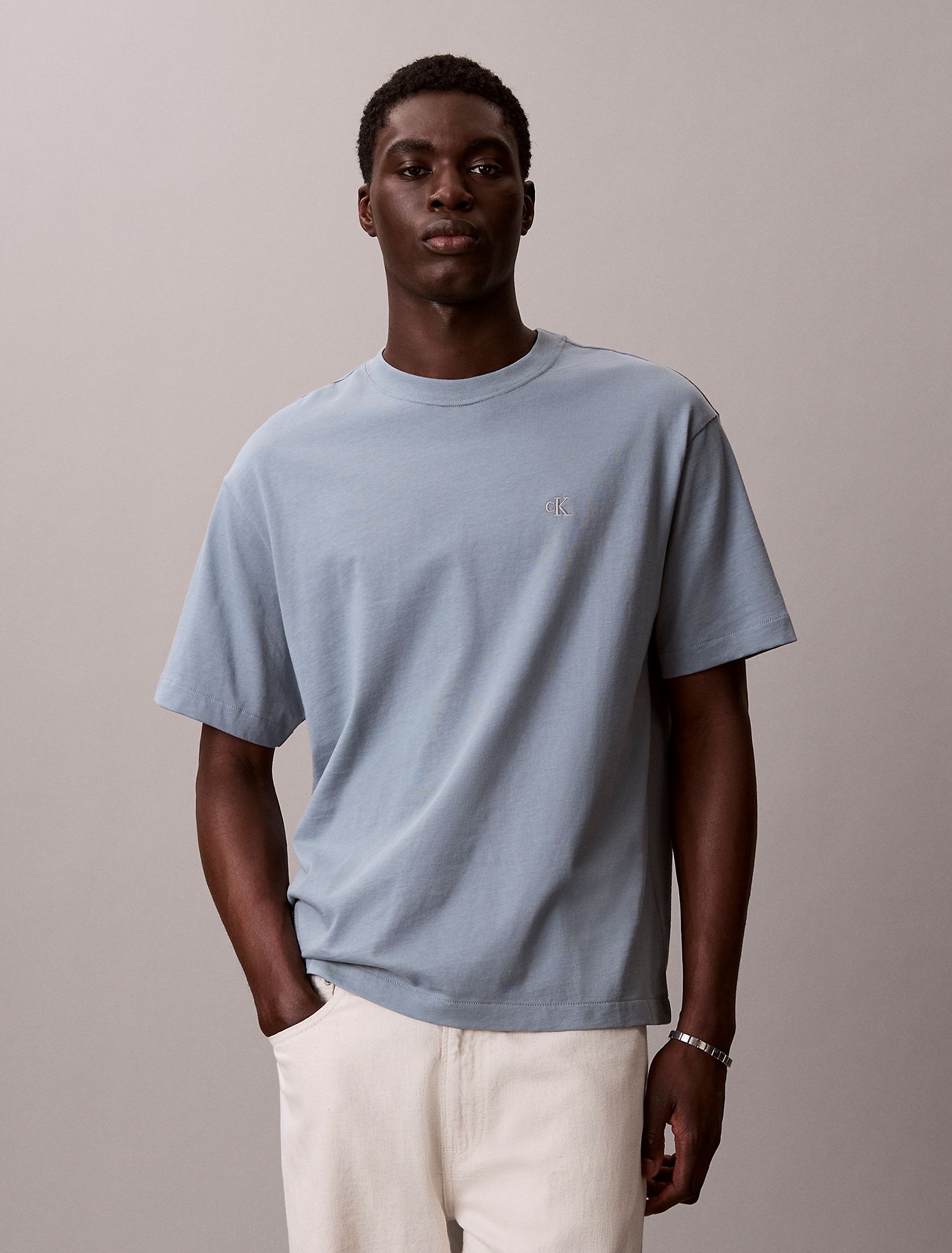 Футболка Calvin Klein Monogram Logo Relaxed Fit Lead