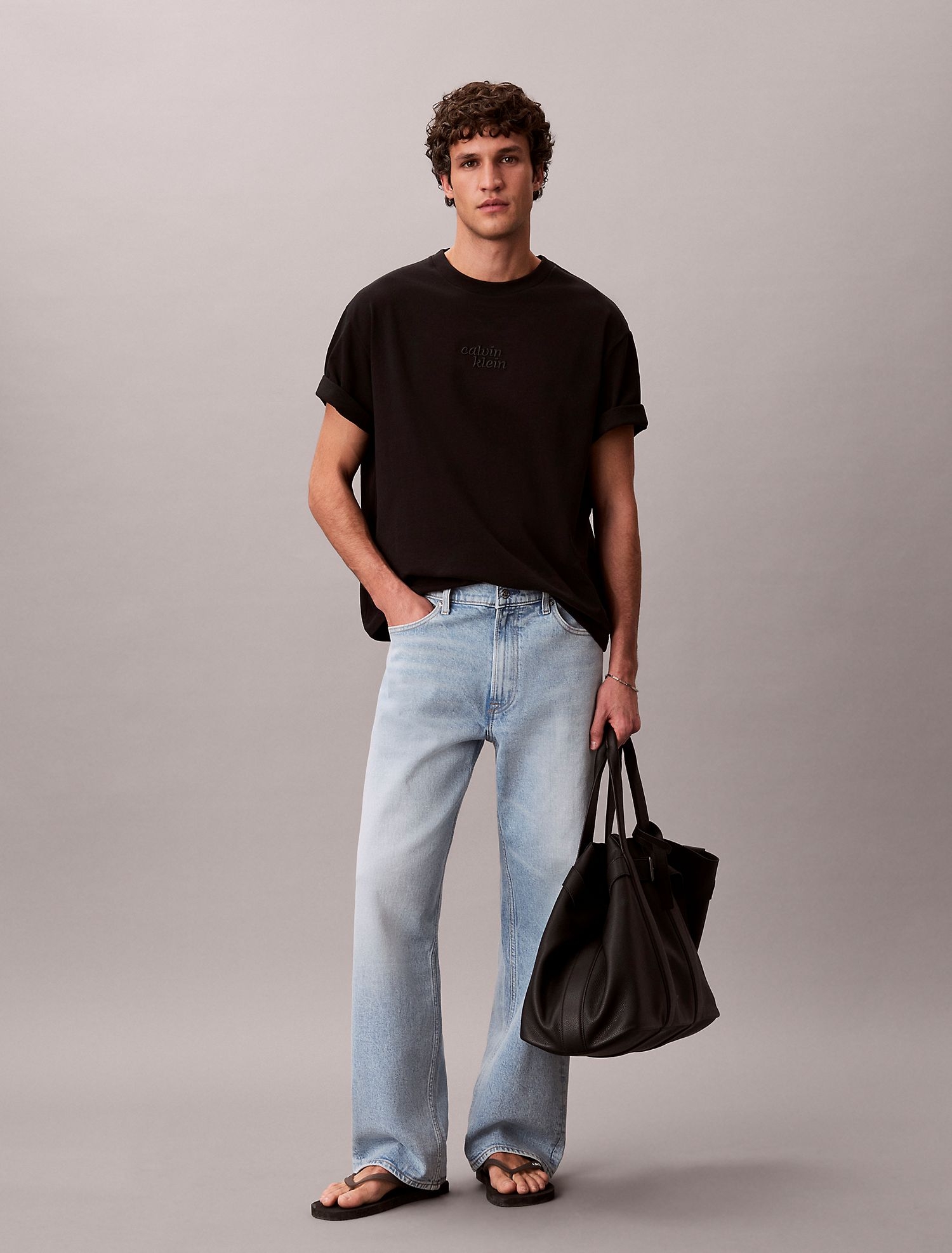 Футболка Calvin Klein Embroidered 1989 Logo Graphic Relaxed Black